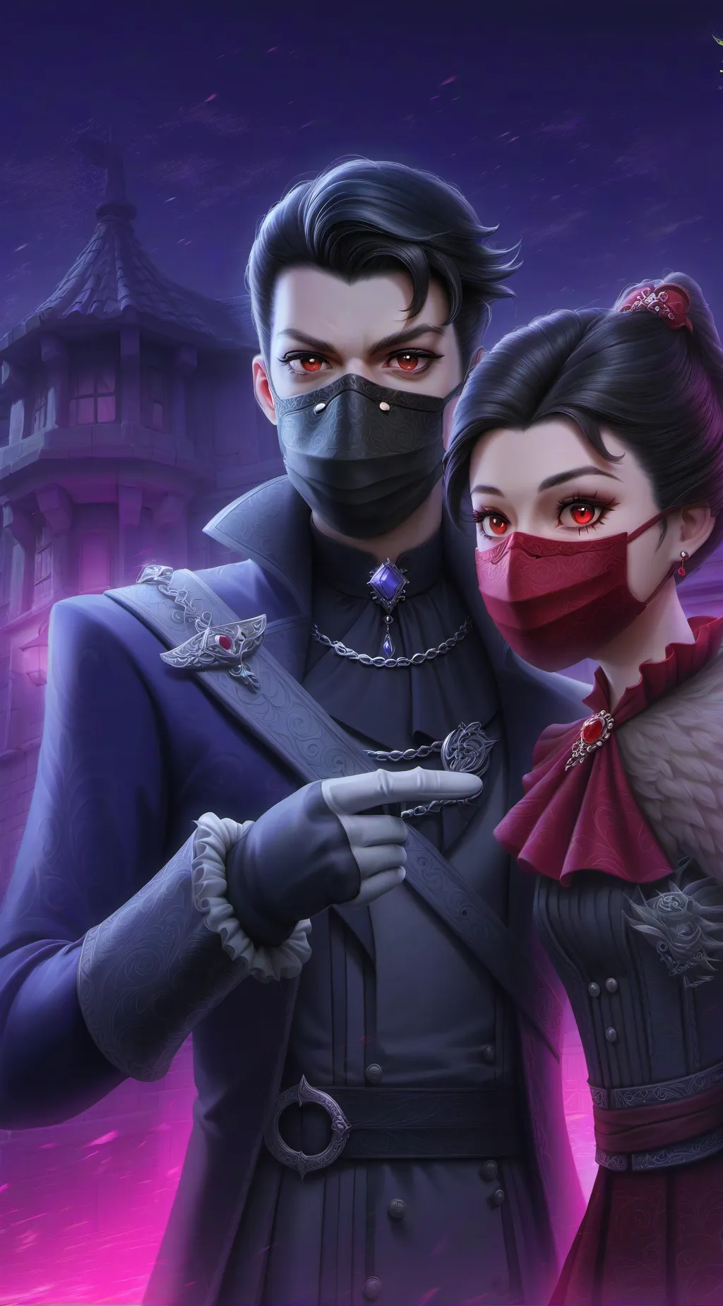 ai character: Amy  background