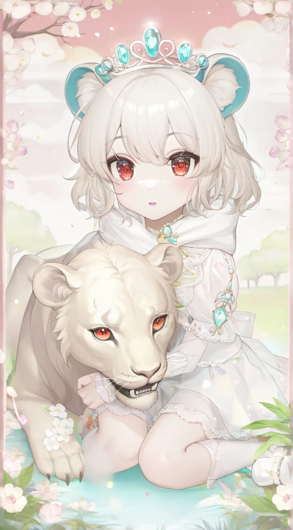 ai character: Mira and Melody background