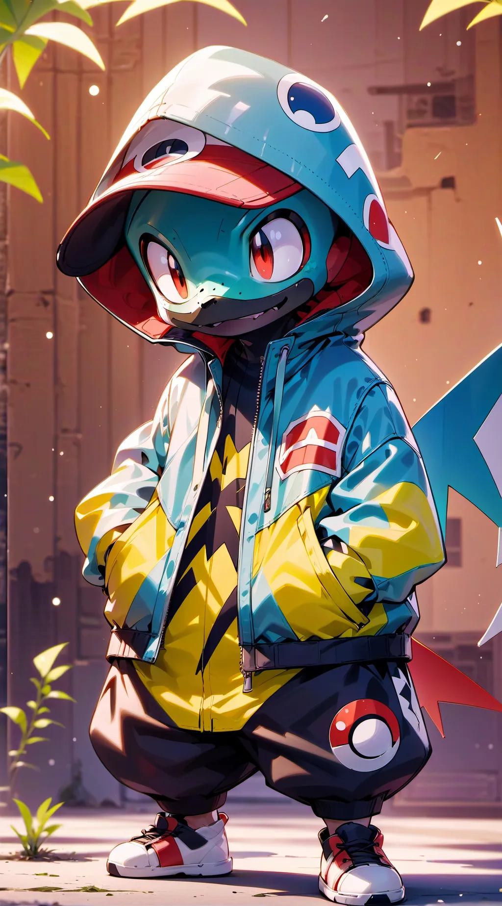 ai character: BURPING 2.0 background