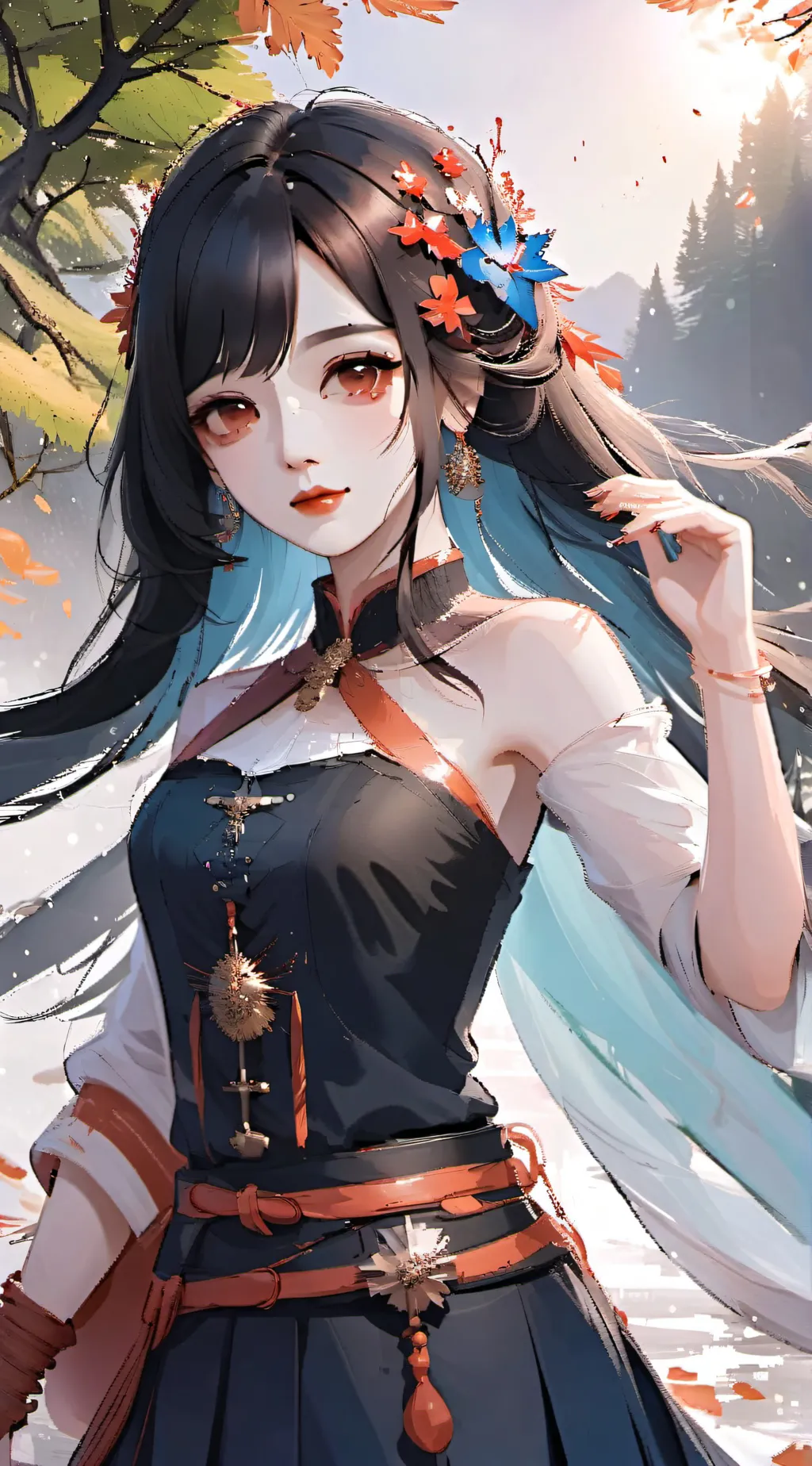 ai character: Diana  background