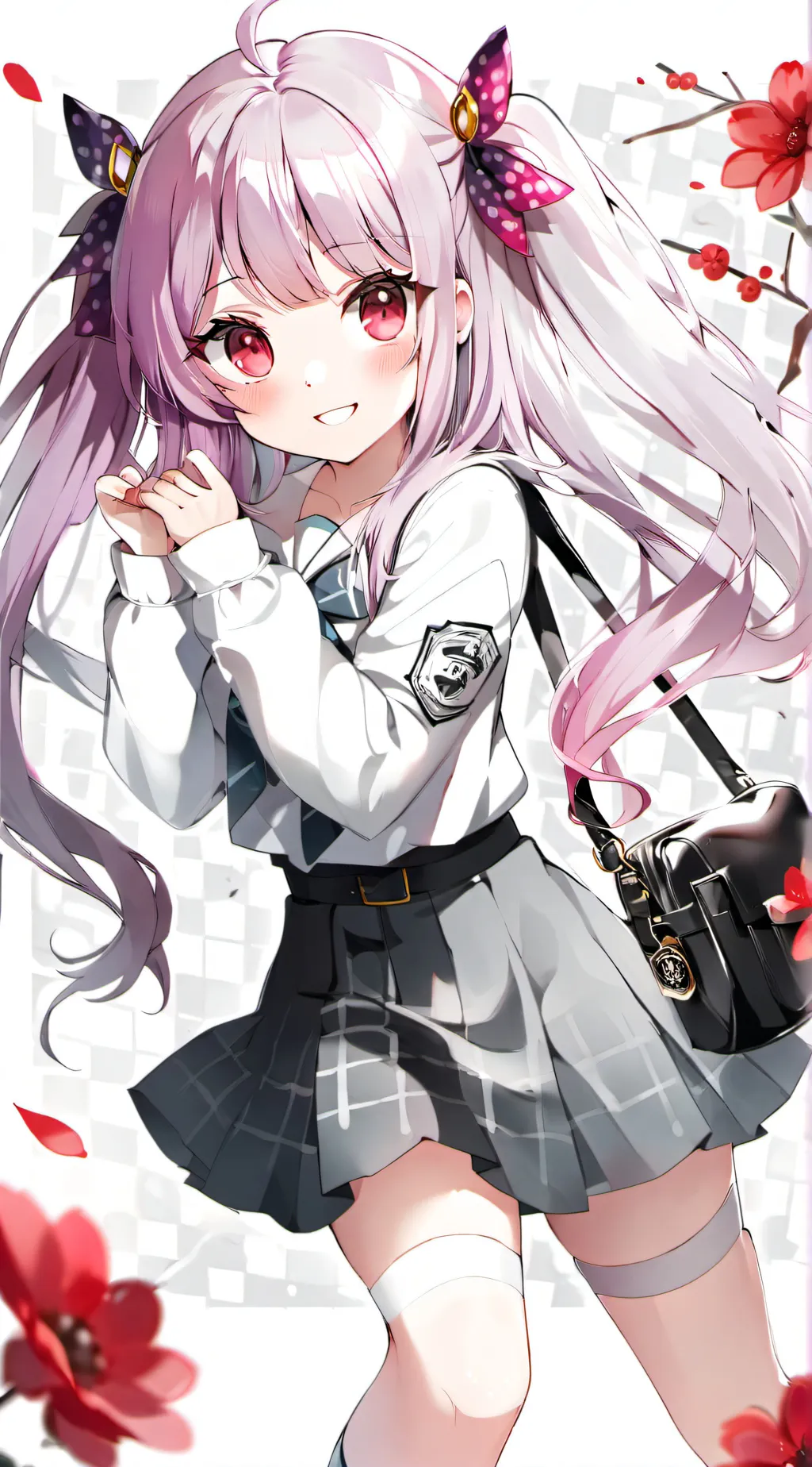 ai character: Cherry background