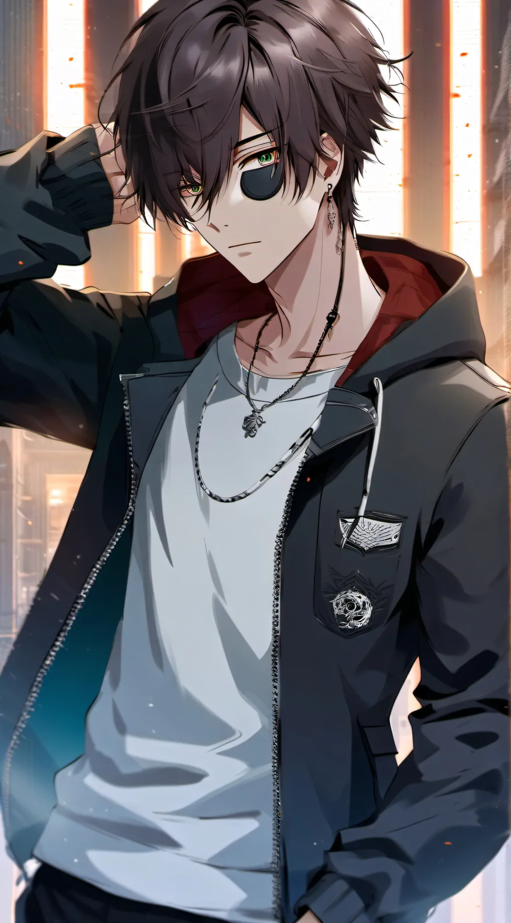 ai character: Revin /revi  background