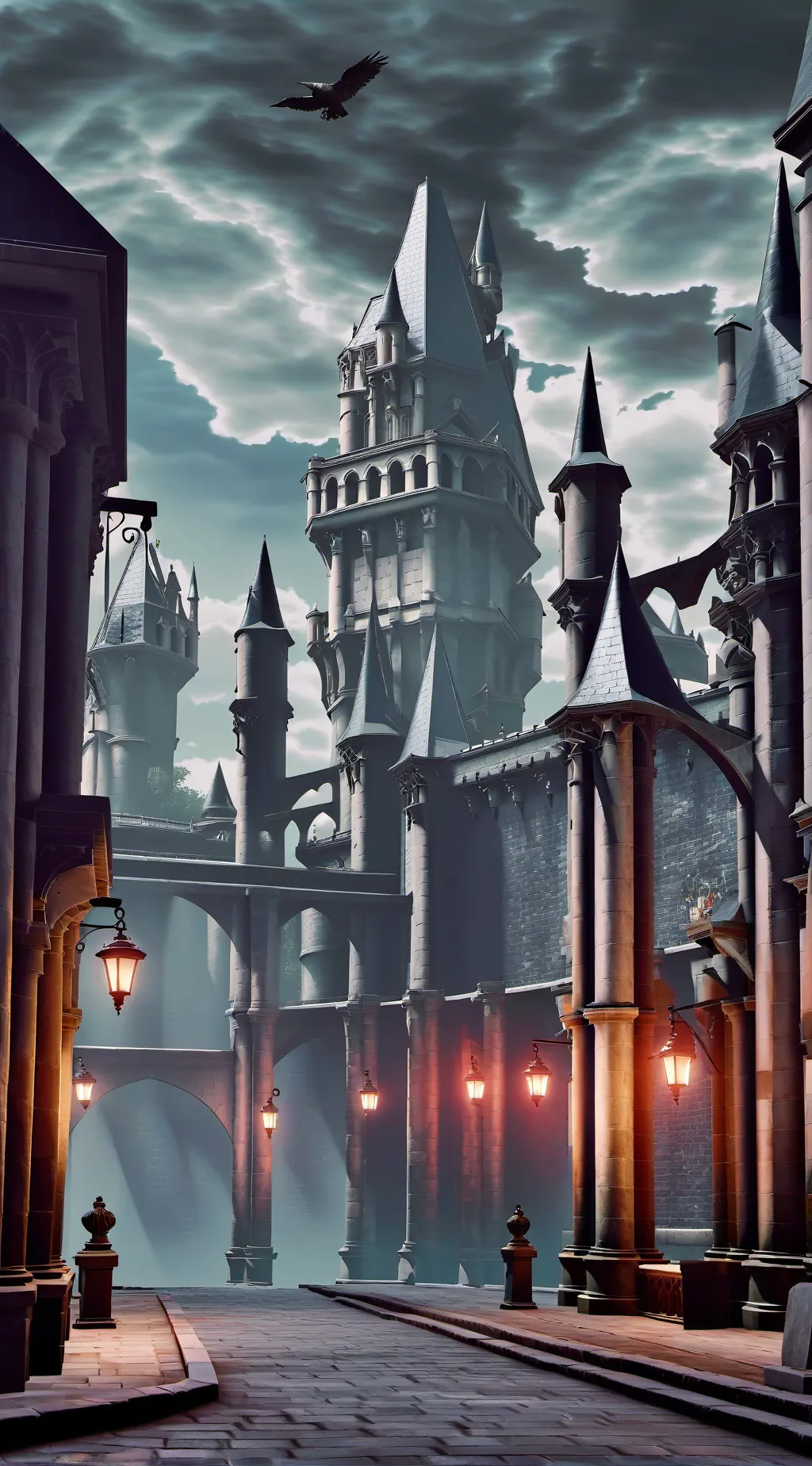 ai character: Hogwarts 1991. background