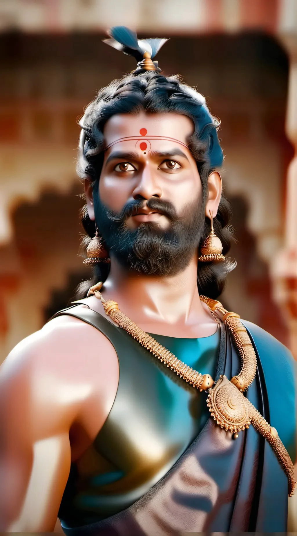 ai character: amehendra bahubali background