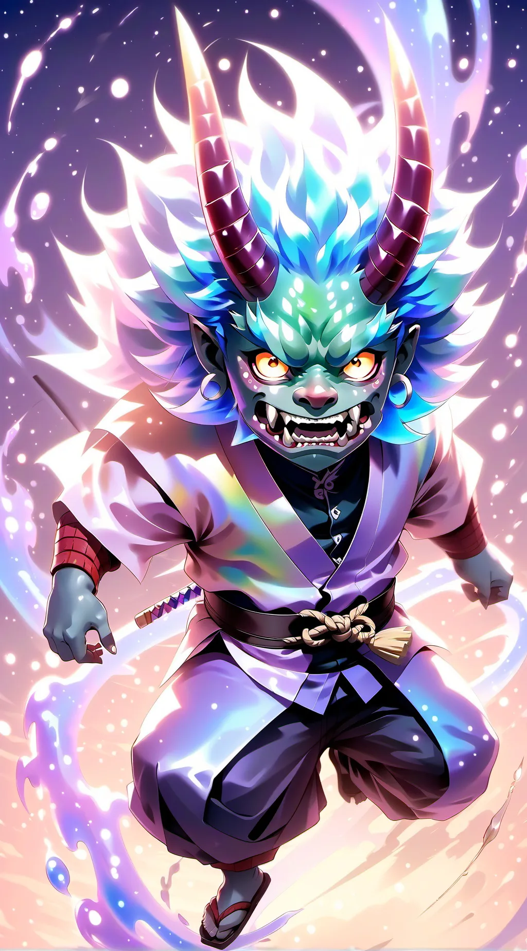 ai character: kny background