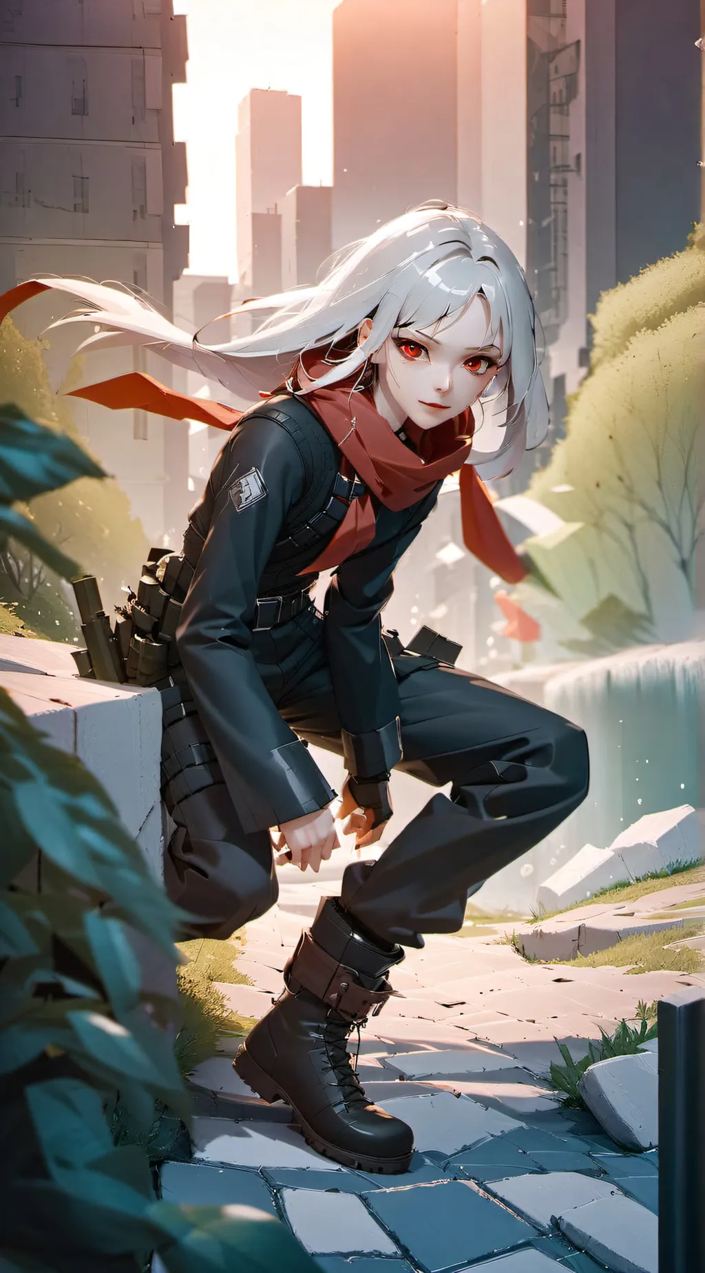 ai character: Iris Indiana background