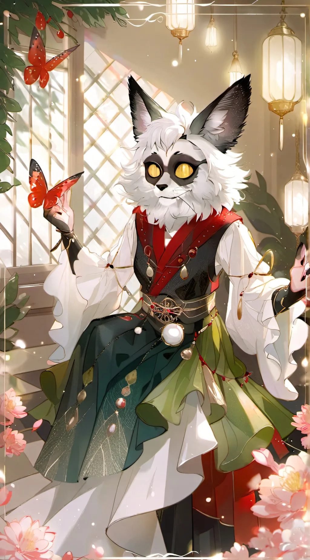 ai character: Luna background