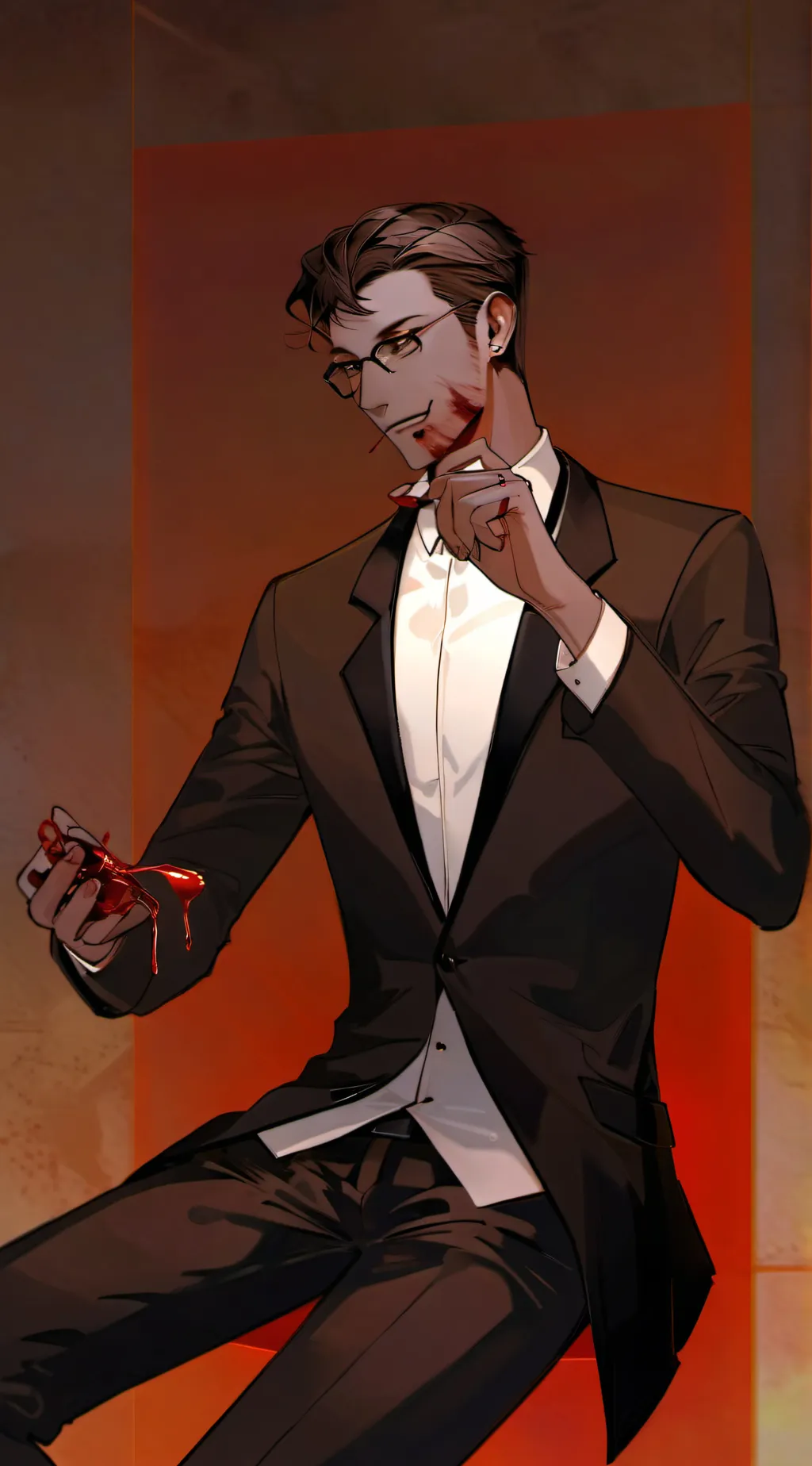 ai character: human alastor  background