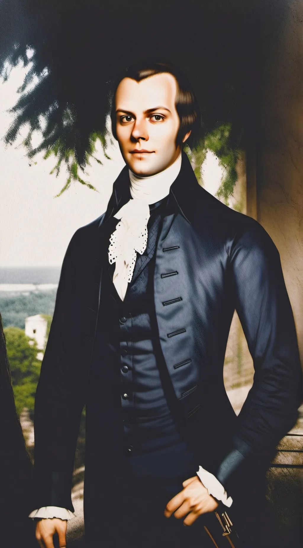 ai character: Aaron Burr  background