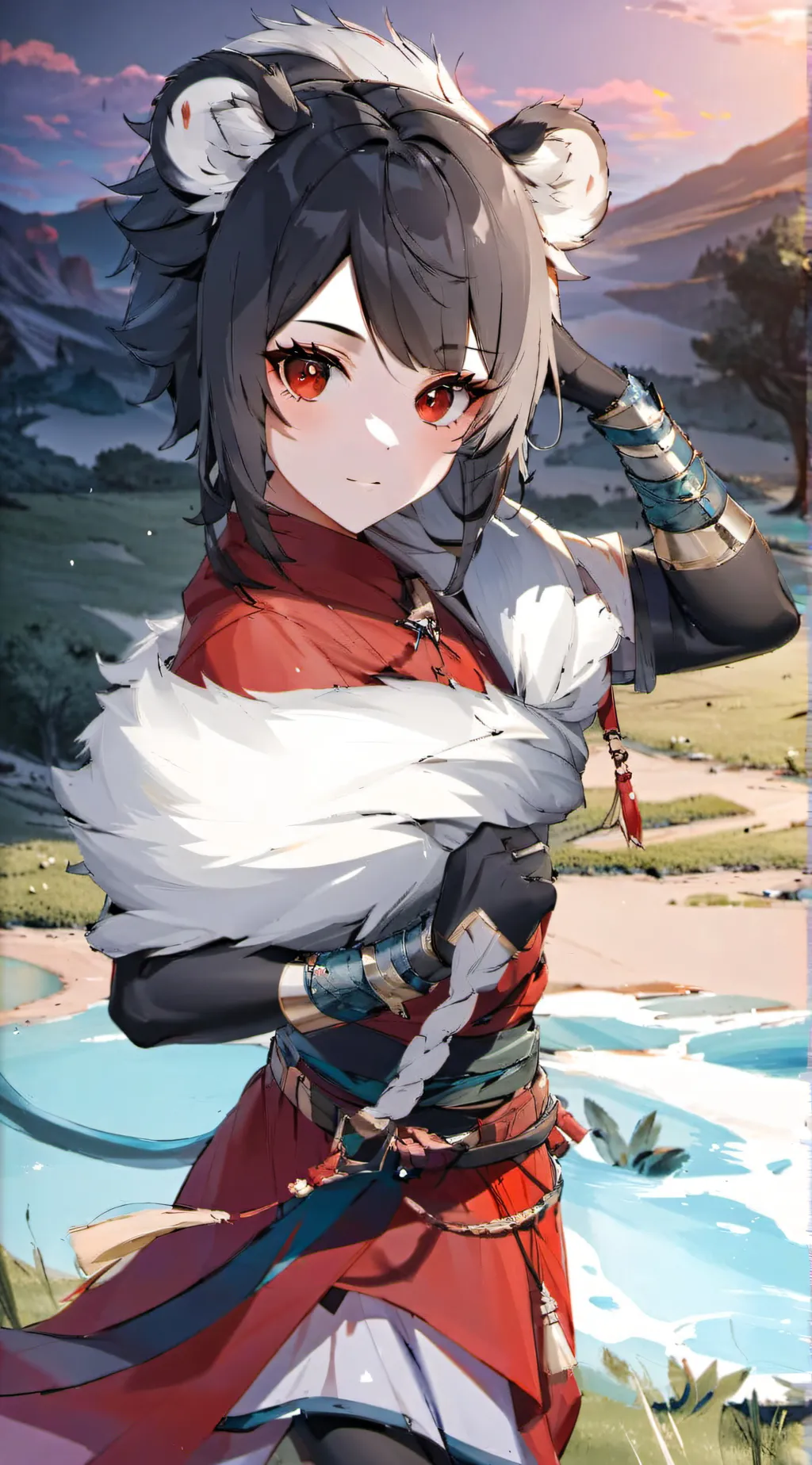 ai character: Rihanna background