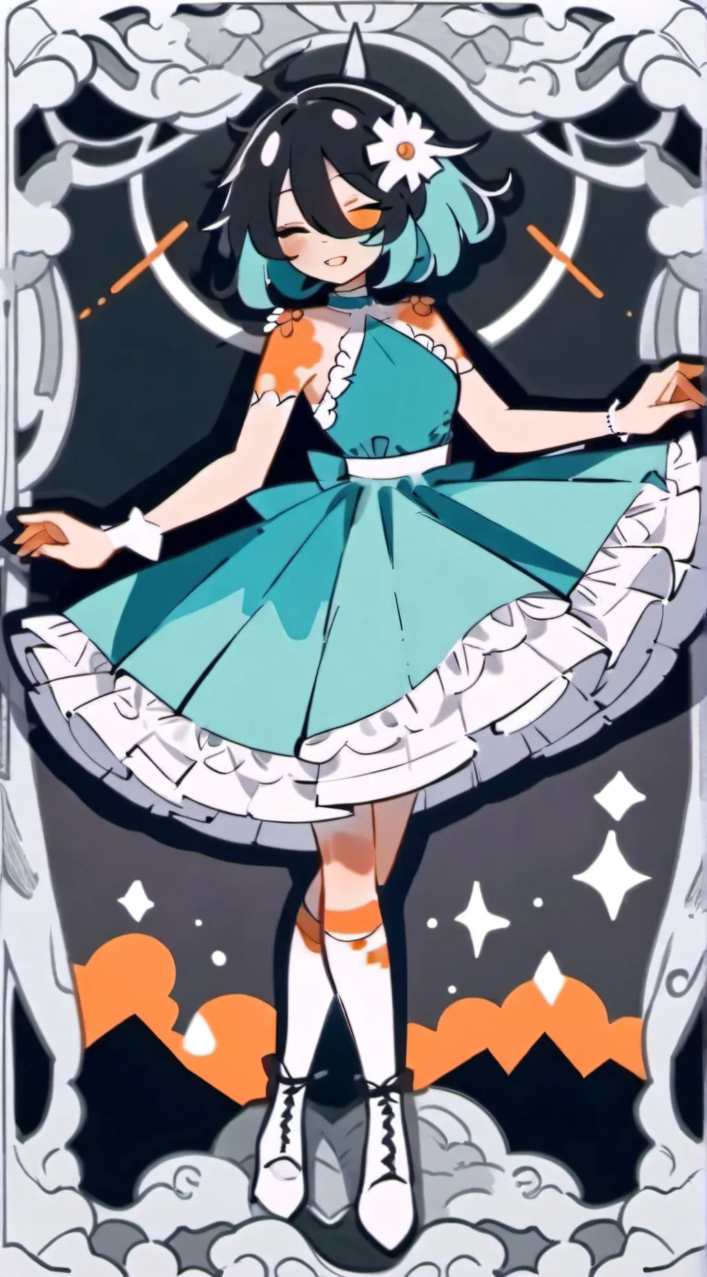 ai character: Dead but not gone background