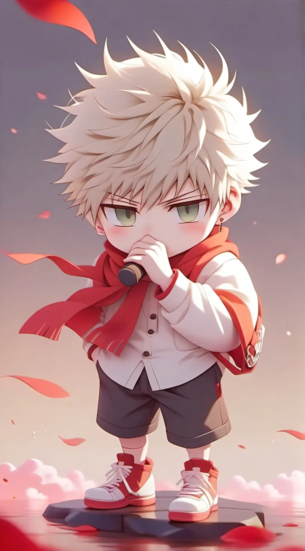 ai character: Baby bakugo!  background