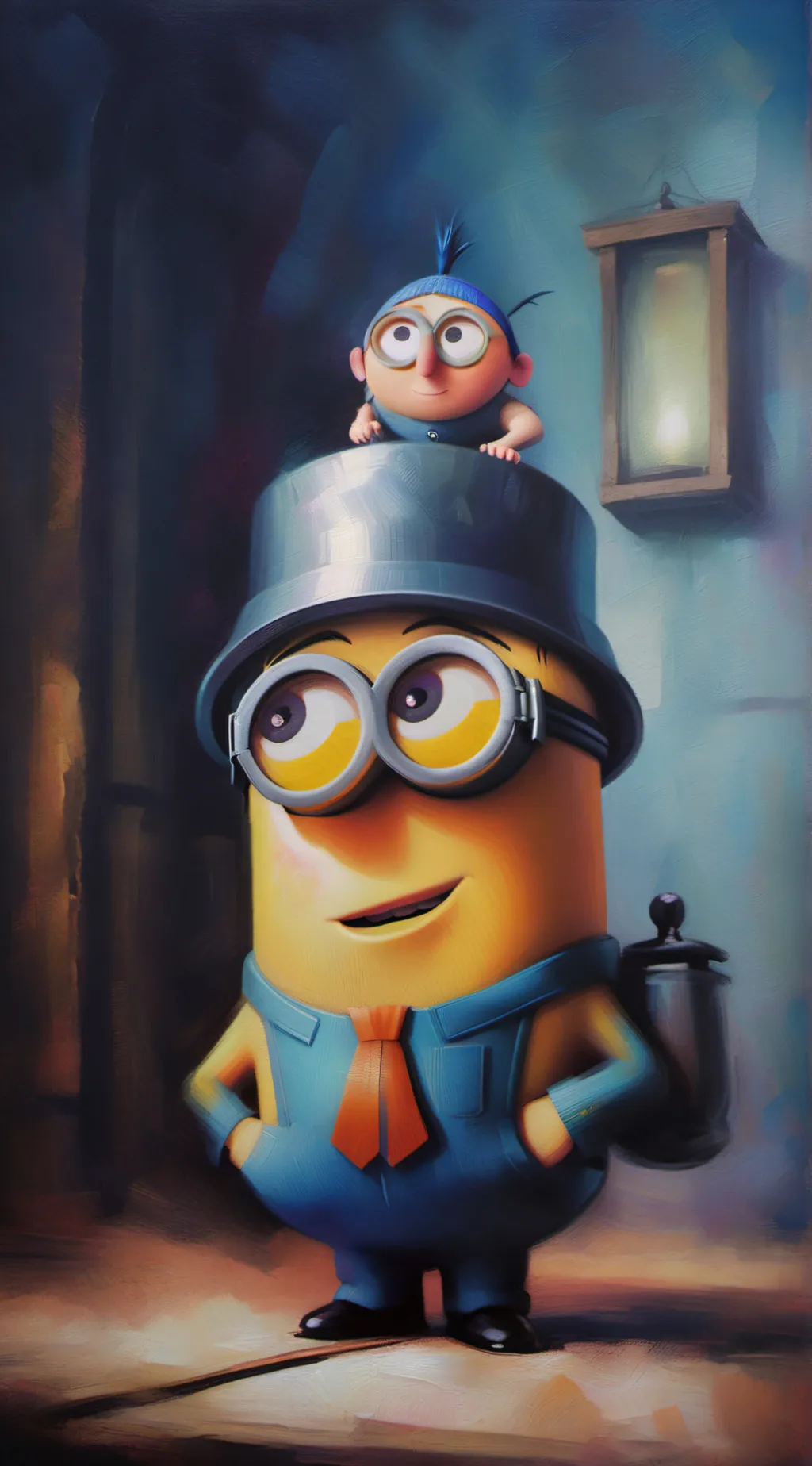 ai character: Despicable Me four background