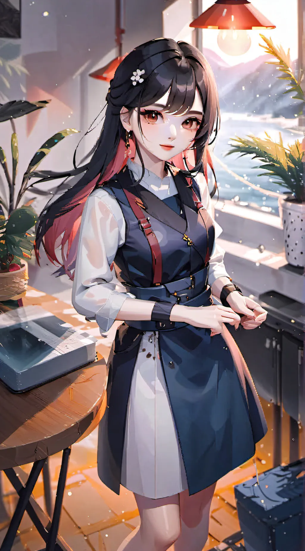 ai character: lea🍫 background