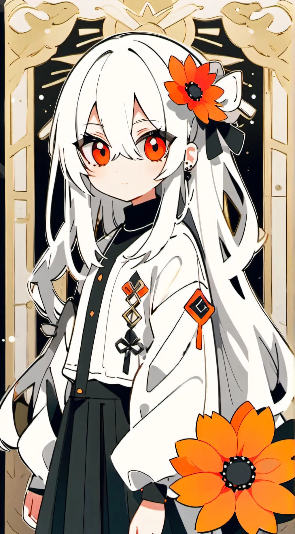 ai character: MHA ghost background