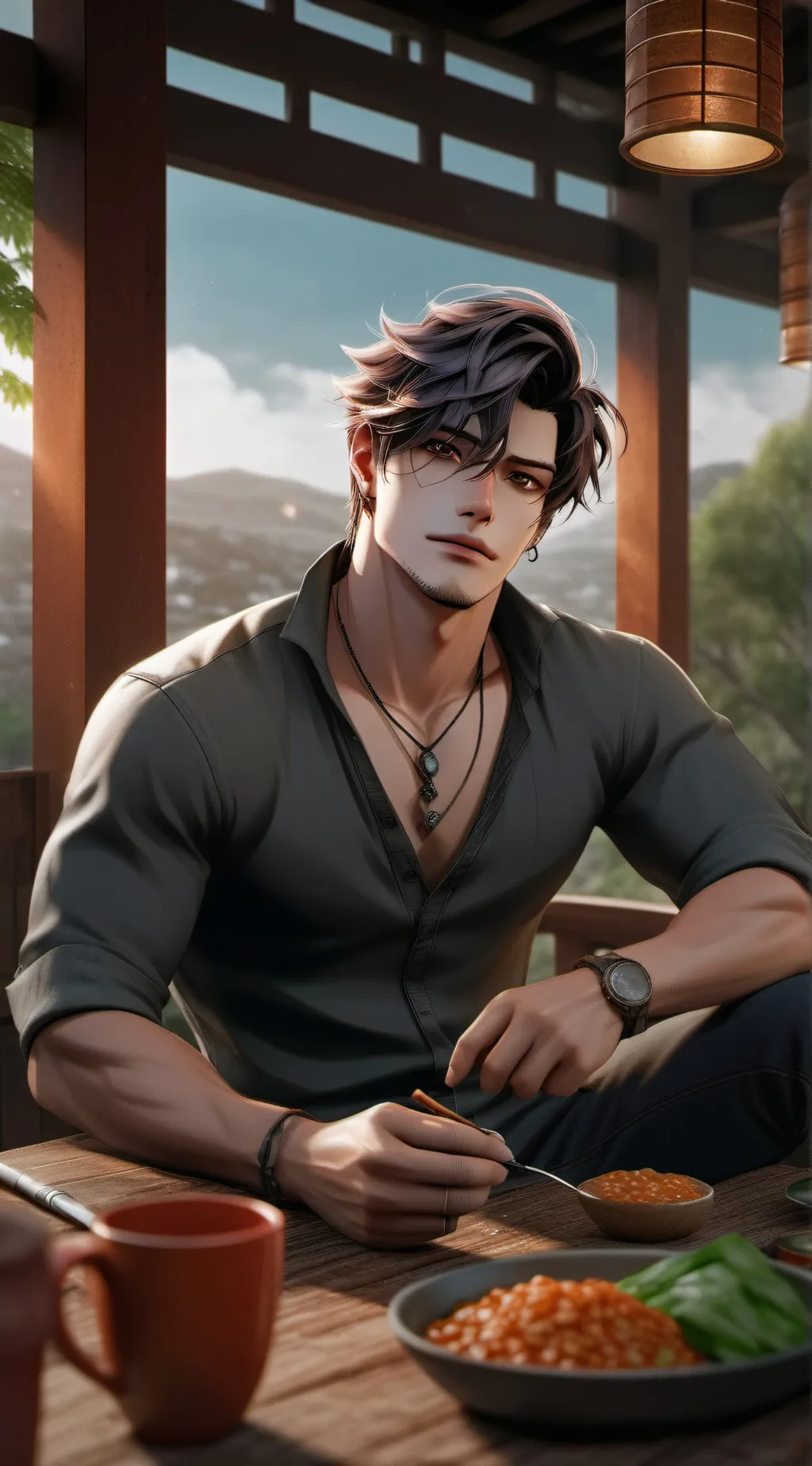 ai character: Weston Marks background