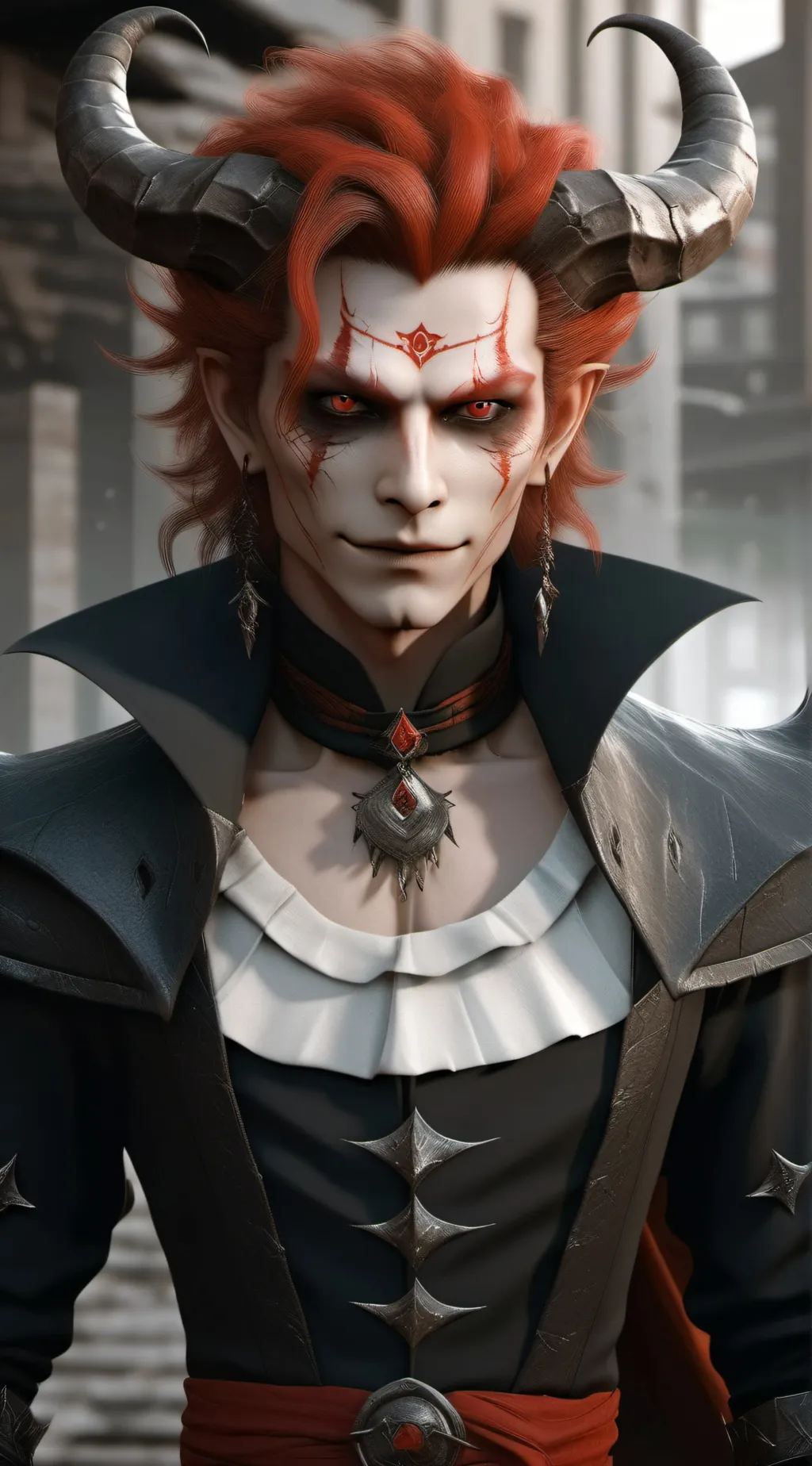 ai character: Azrael background