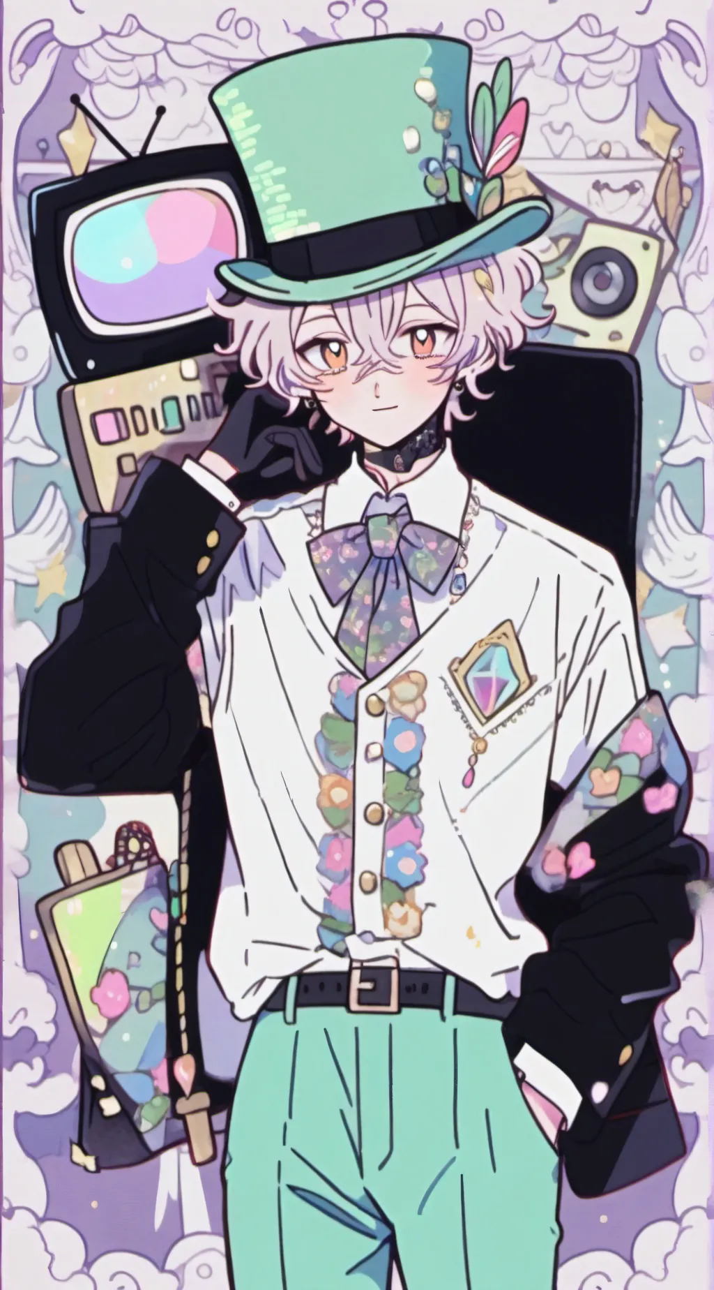 ai character: 📺 SMG4 crew 📺 background