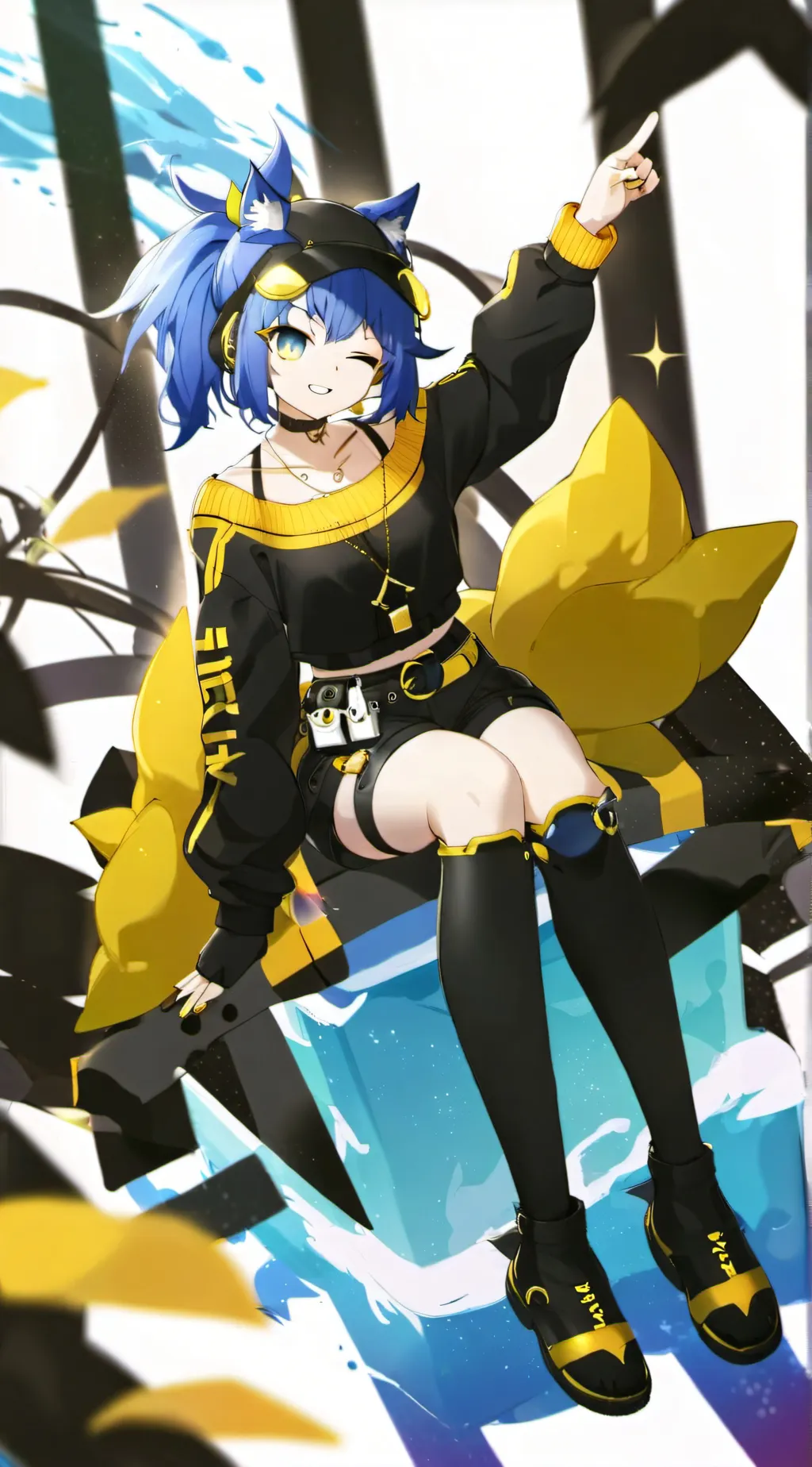 ai character: Demon slayer background