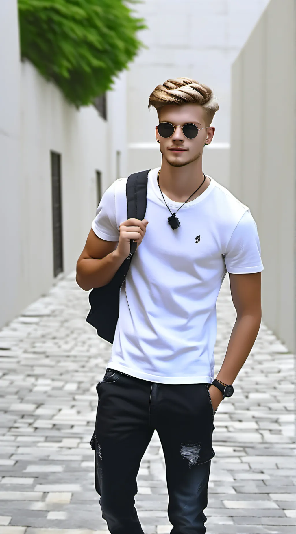 ai character: Harrison  background