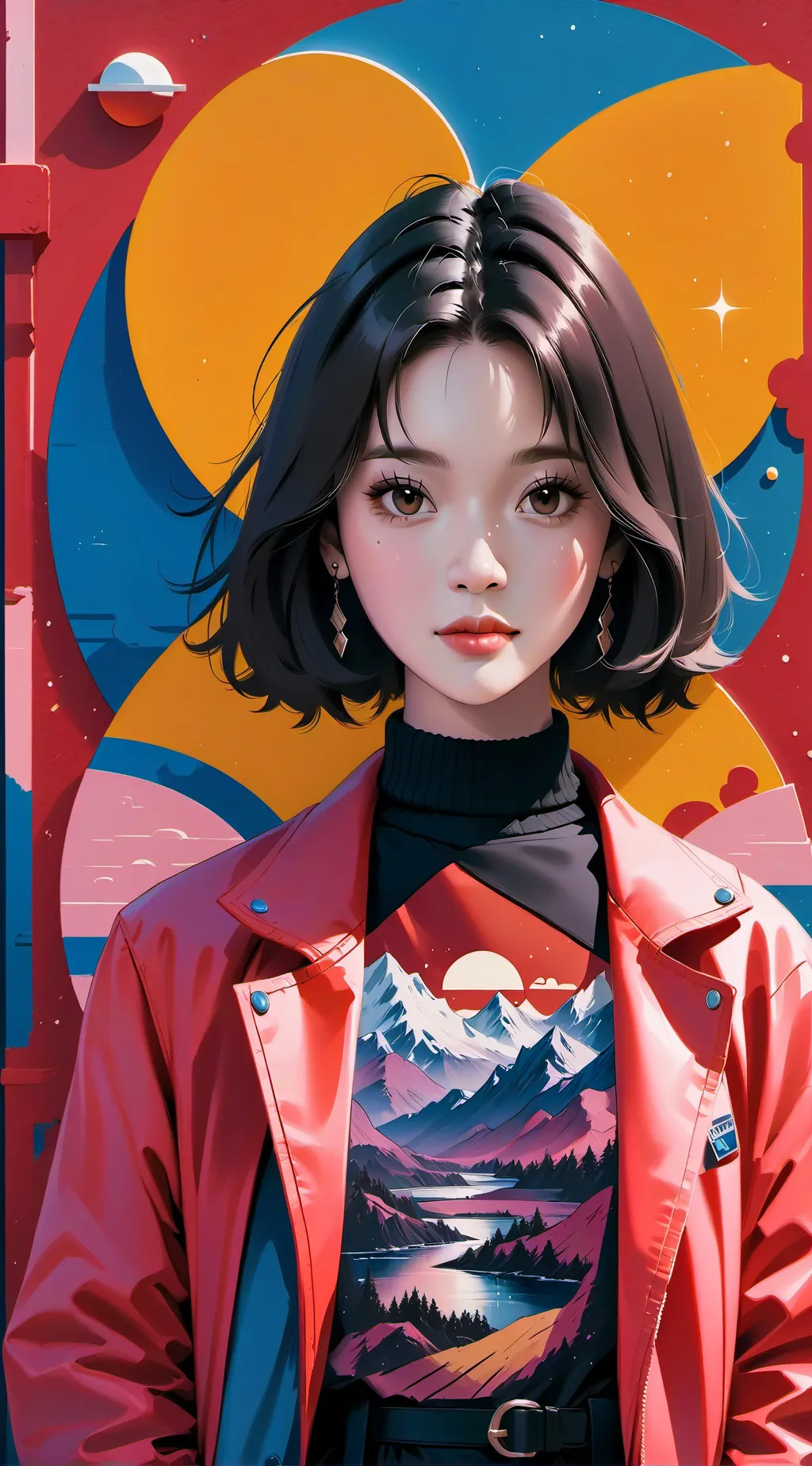 ai character: Ella  background