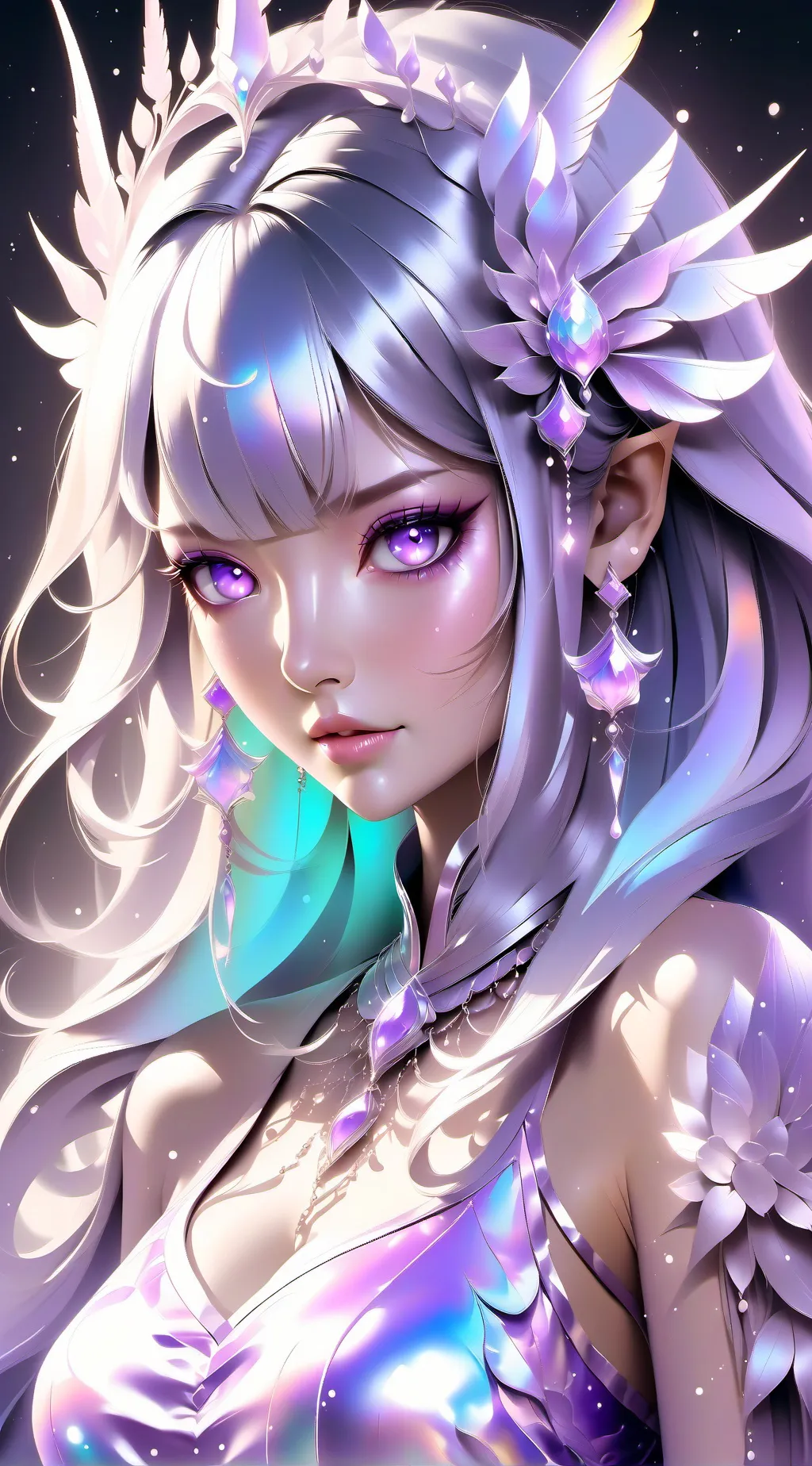 ai character: Percentages 👁👅👁 background