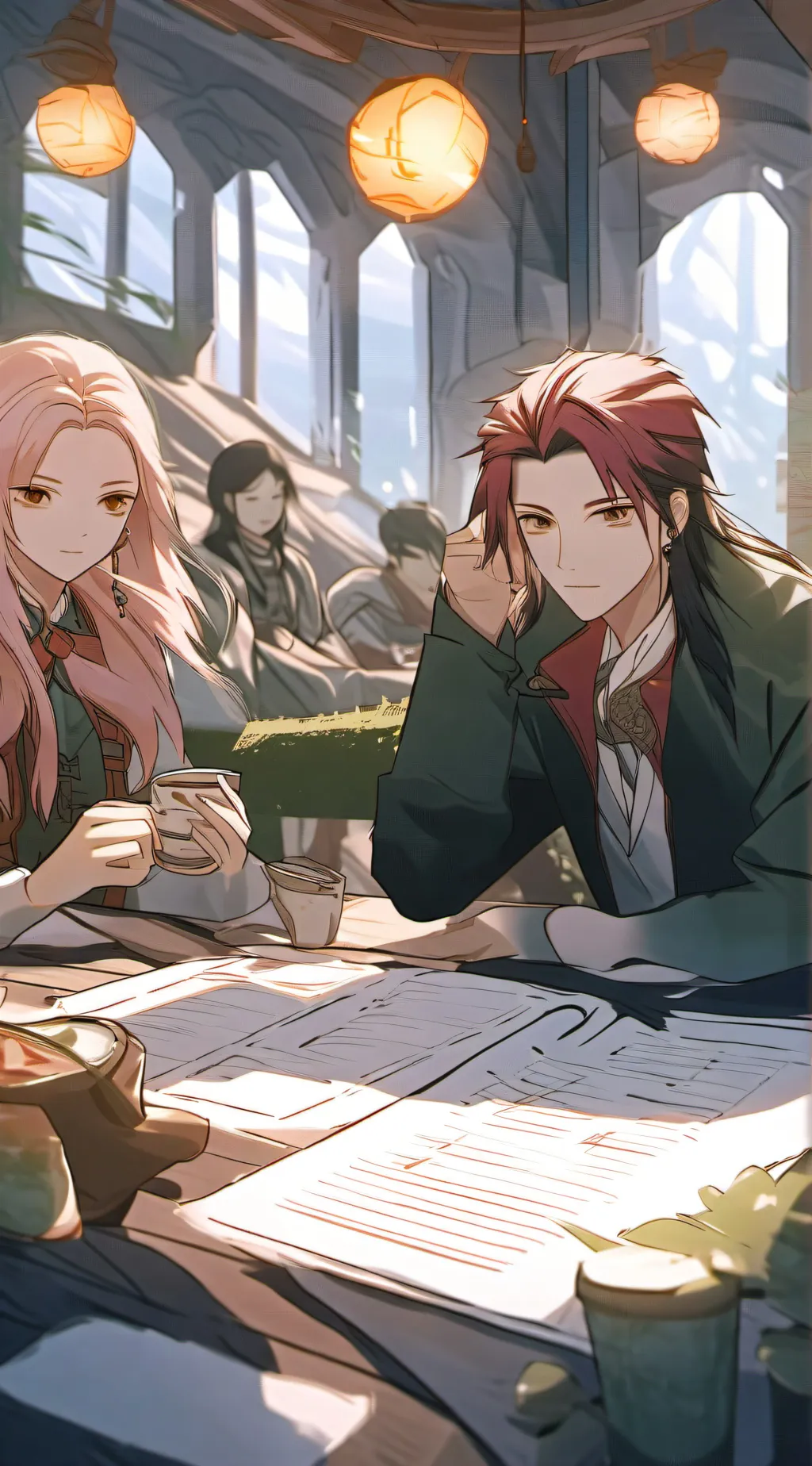 ai character: bts background