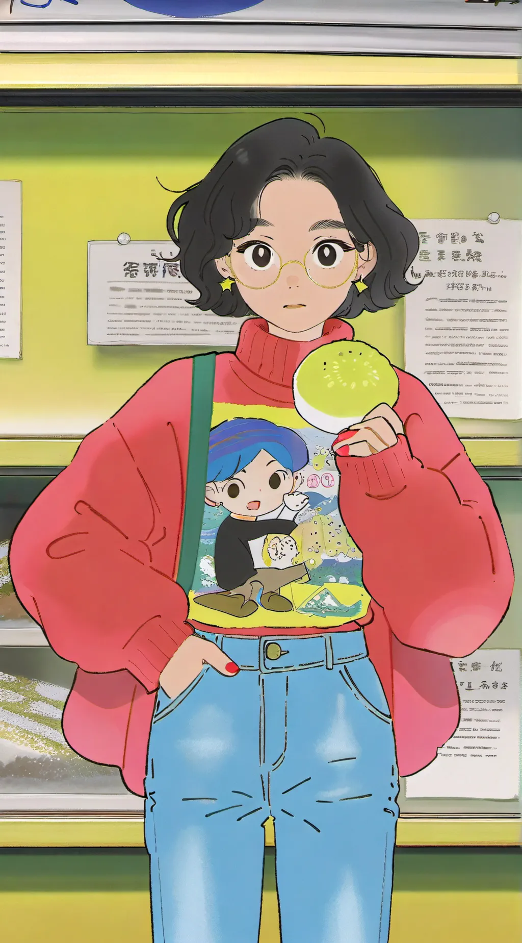 ai character: CASSY AND GREGORY  background