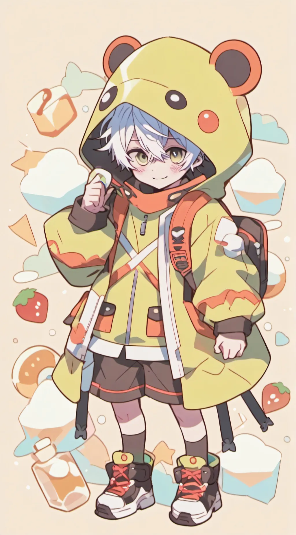 ai character: mha background