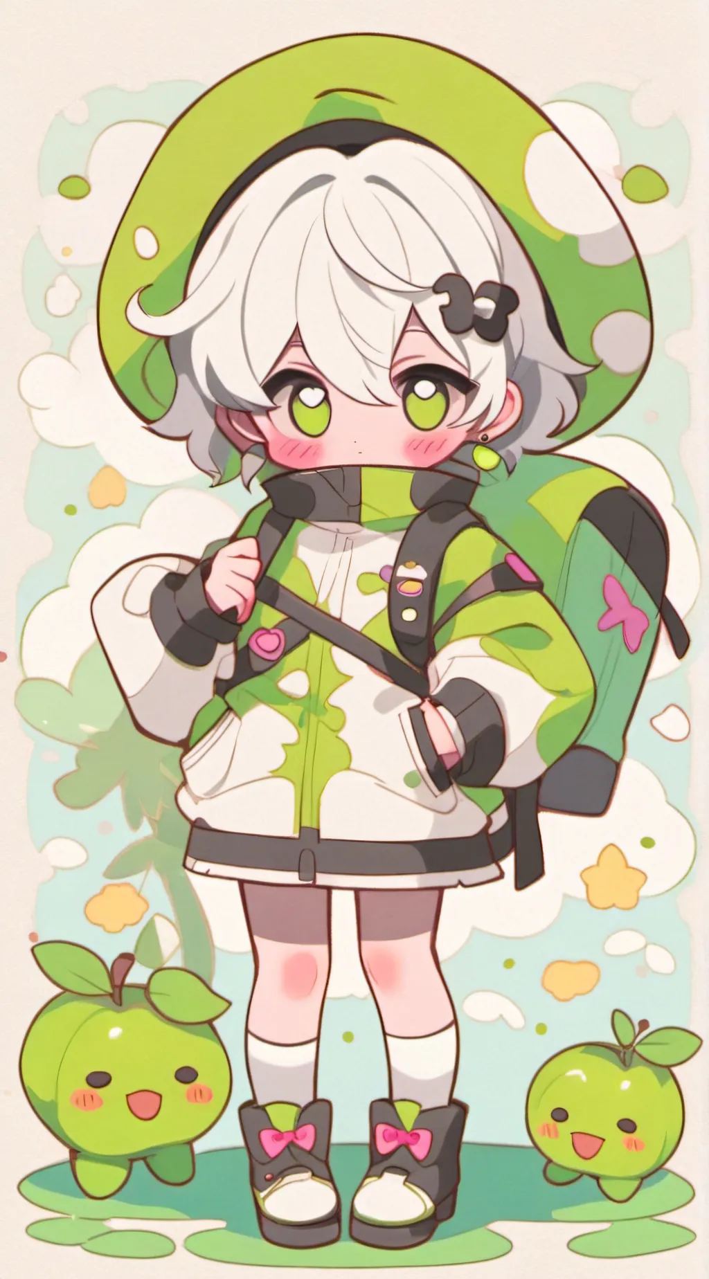 ai character: love yourself background