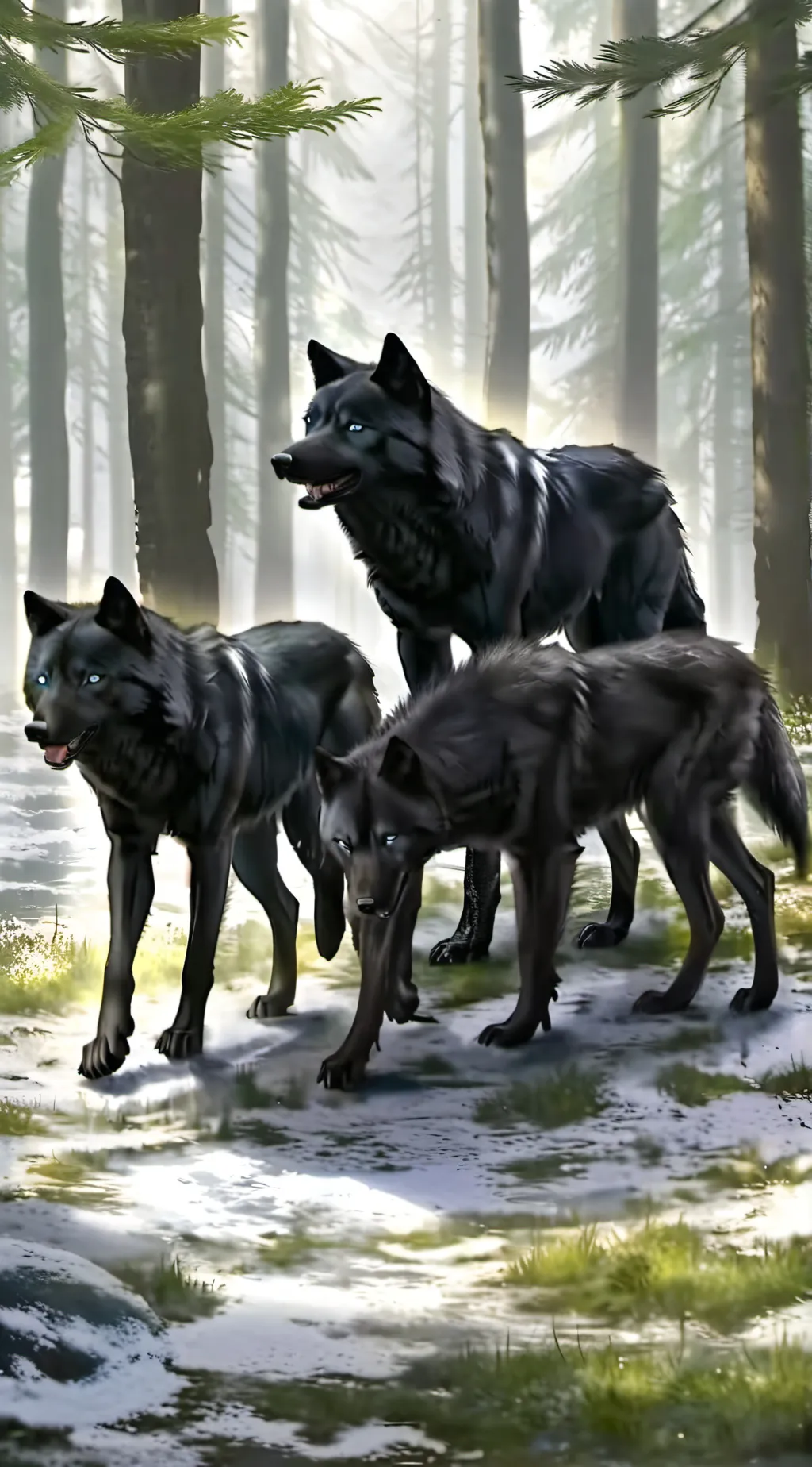 Talkie AI - Chat with Black wolf