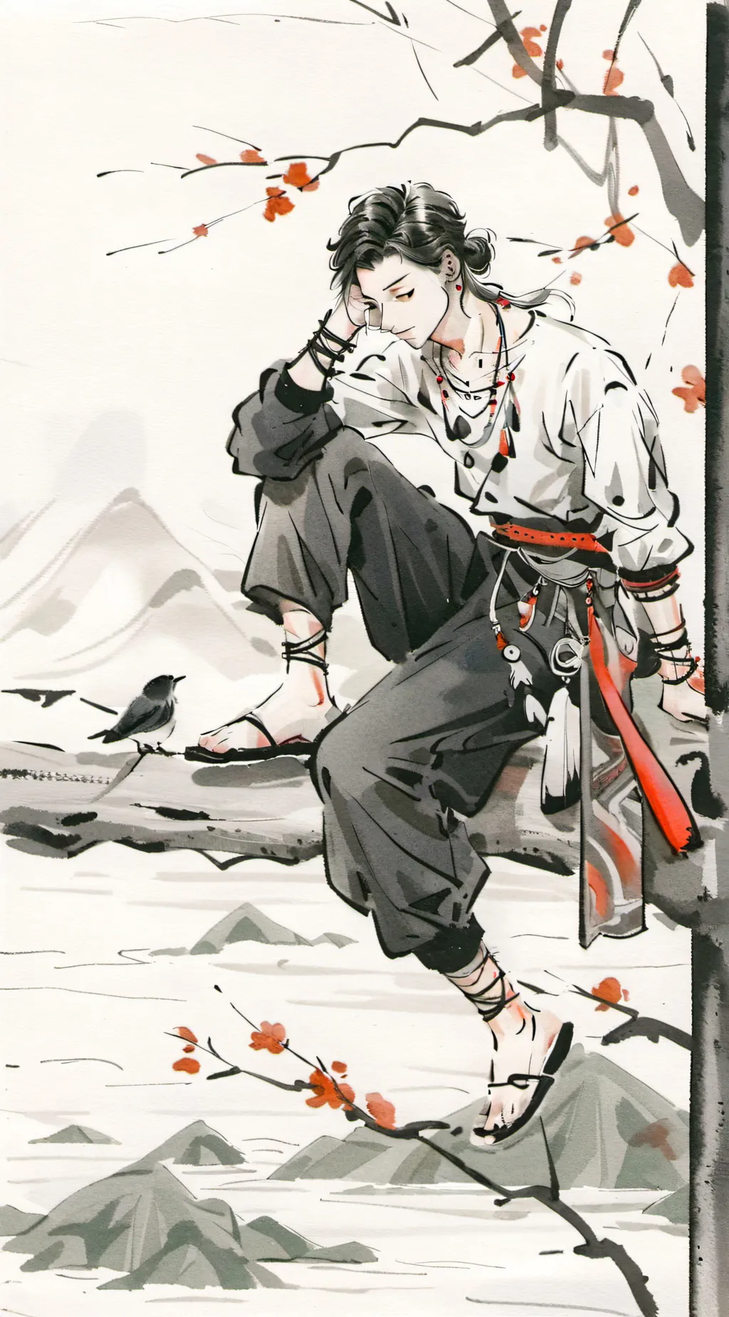 ai character: overthinker background