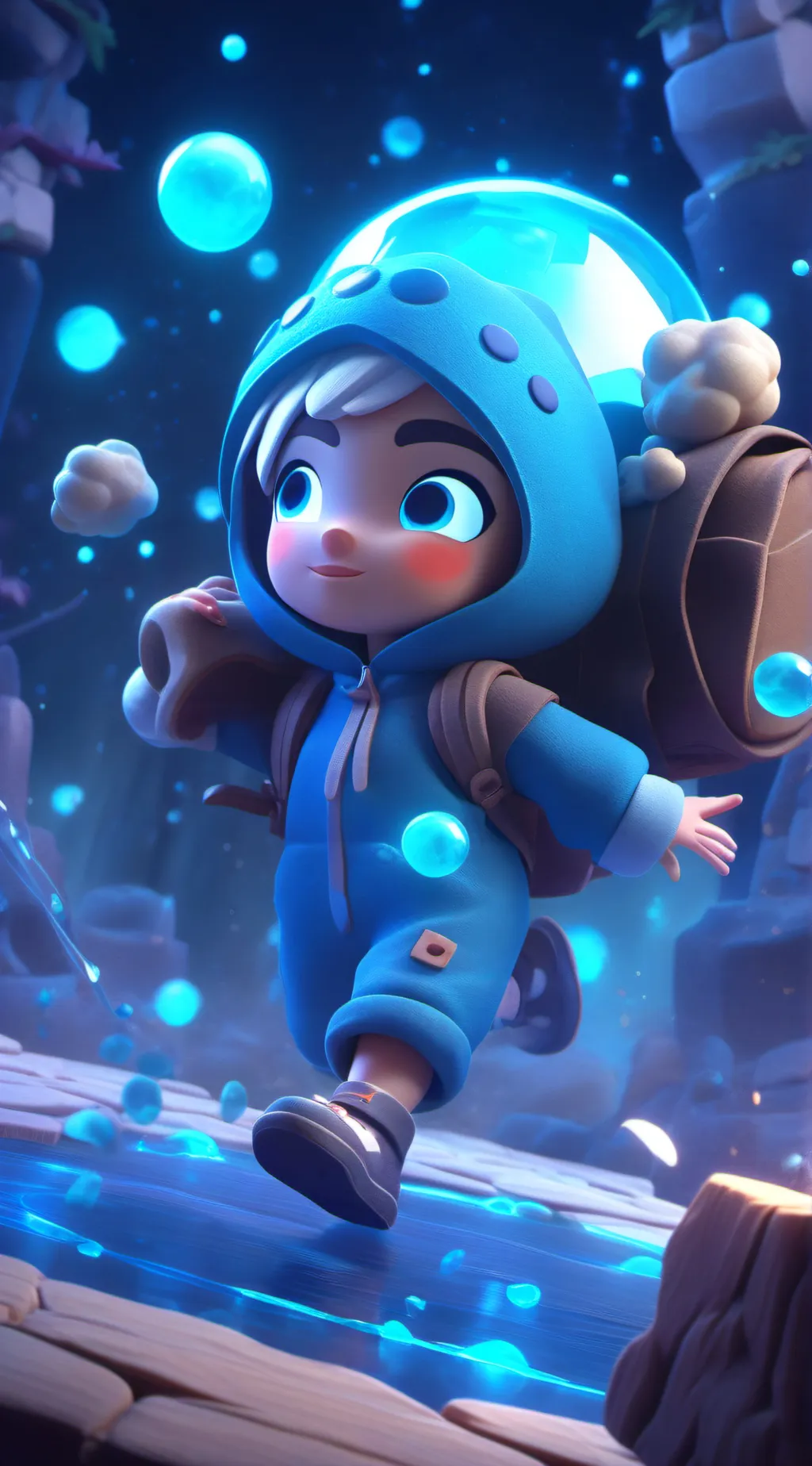 ai character: earth is died background