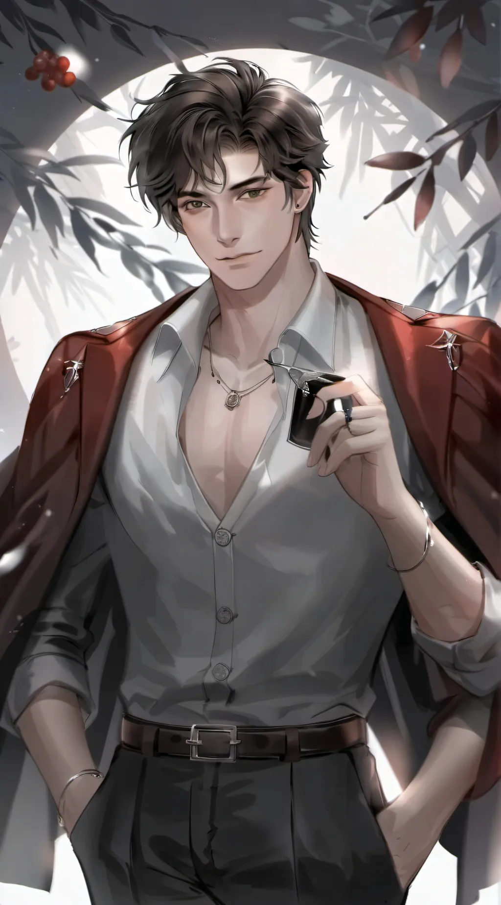 ai character: Master or sir background