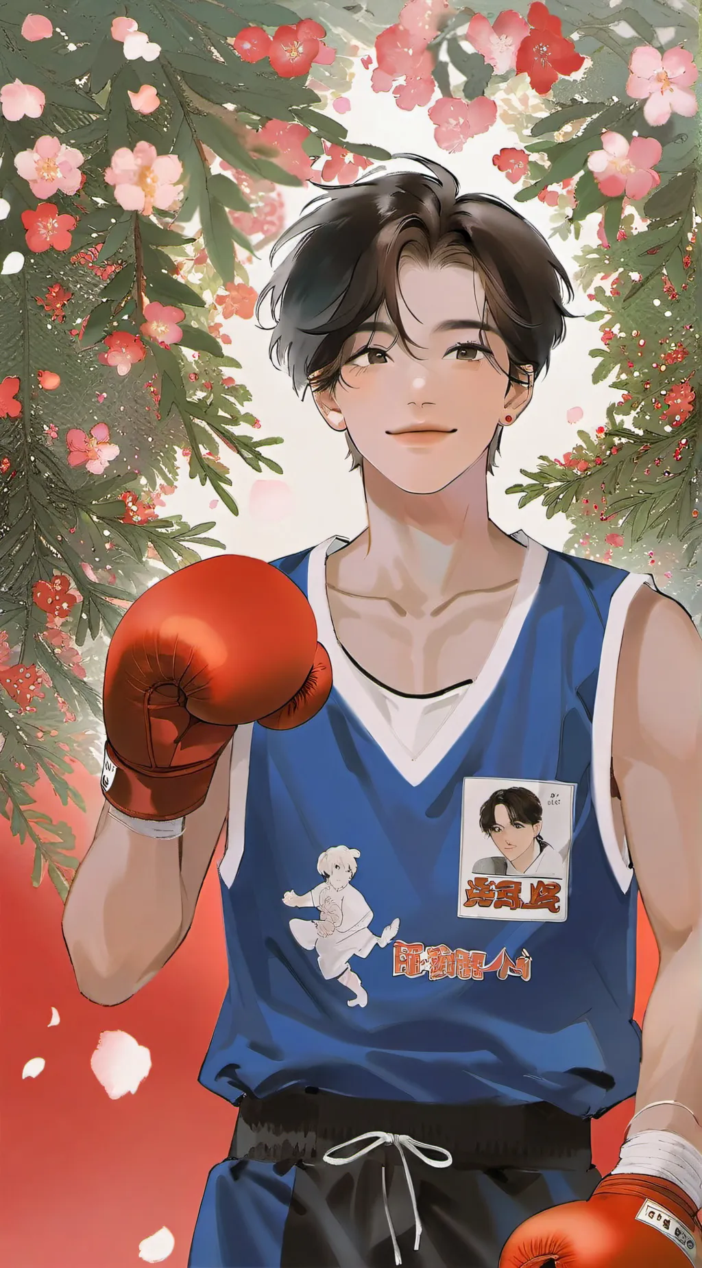 ai character: DAVID!🤌 background