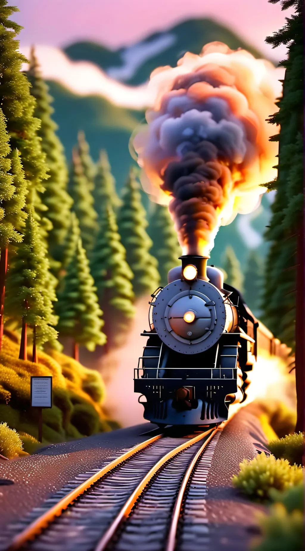 ai character: ATSF 572 background