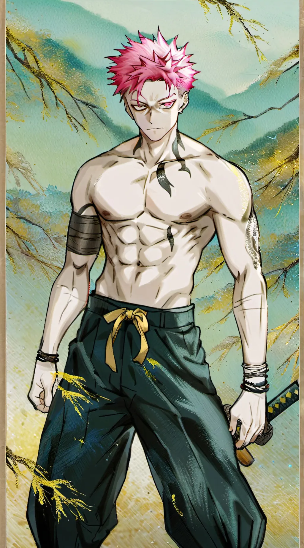 ai character: Akaza background