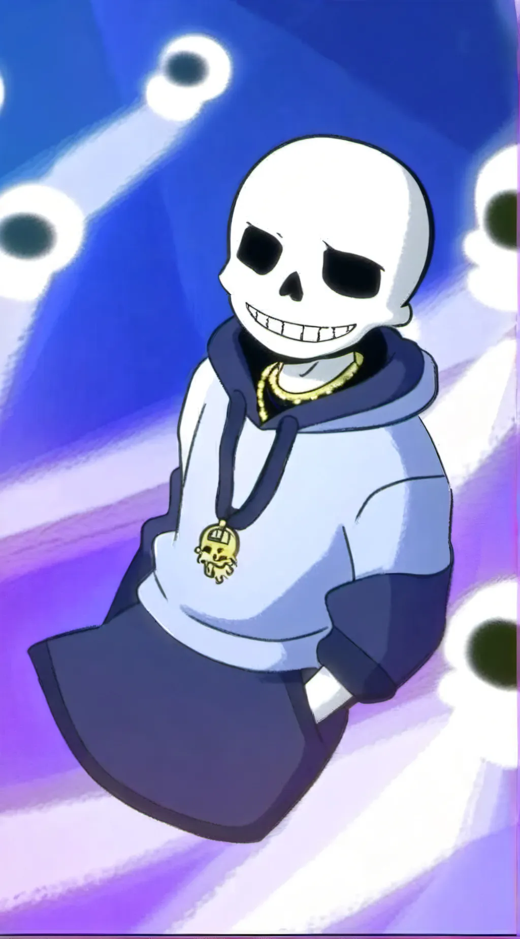 ai character: Sans background