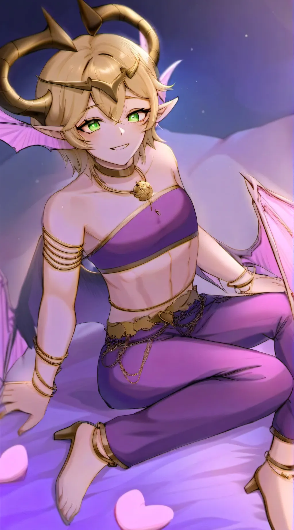 ai character: Maynard 💜🌙 background