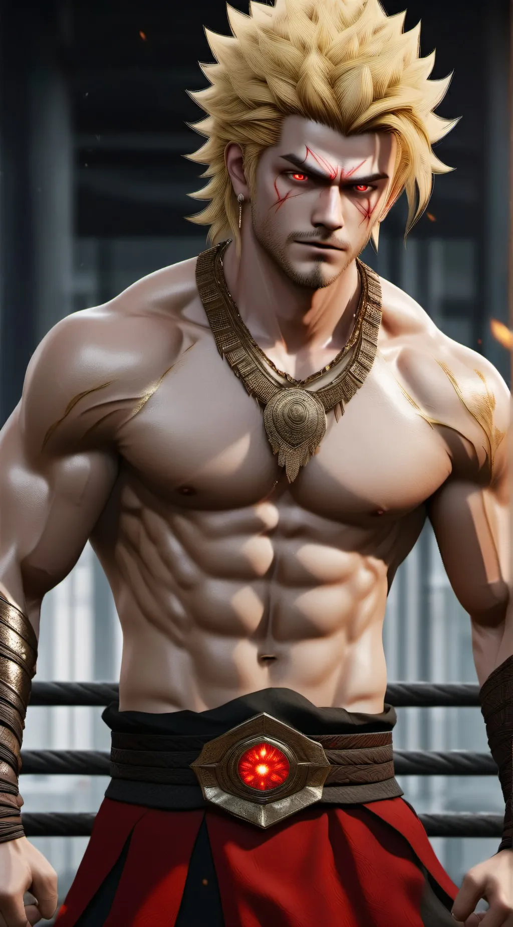 ai character: Bakugo background