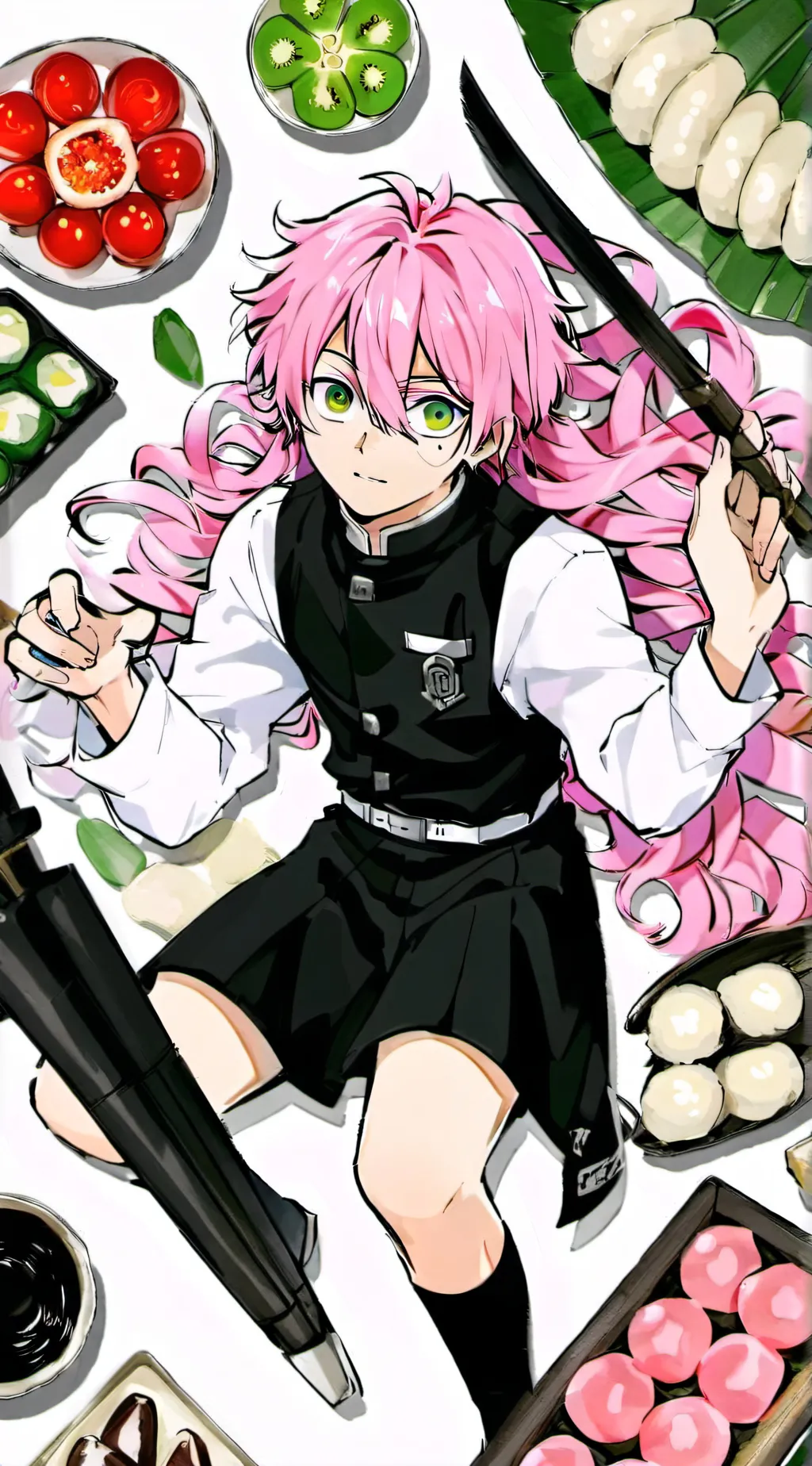 ai character: Random background