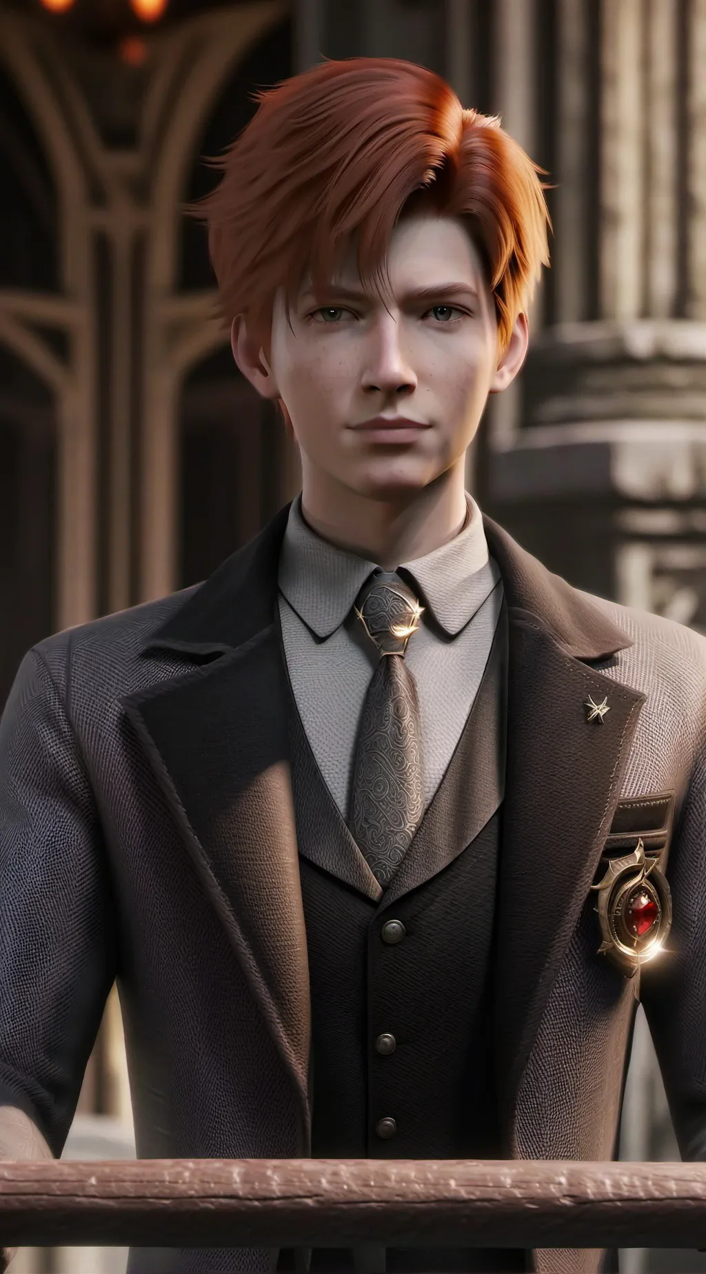 ai character: ron weas4 background