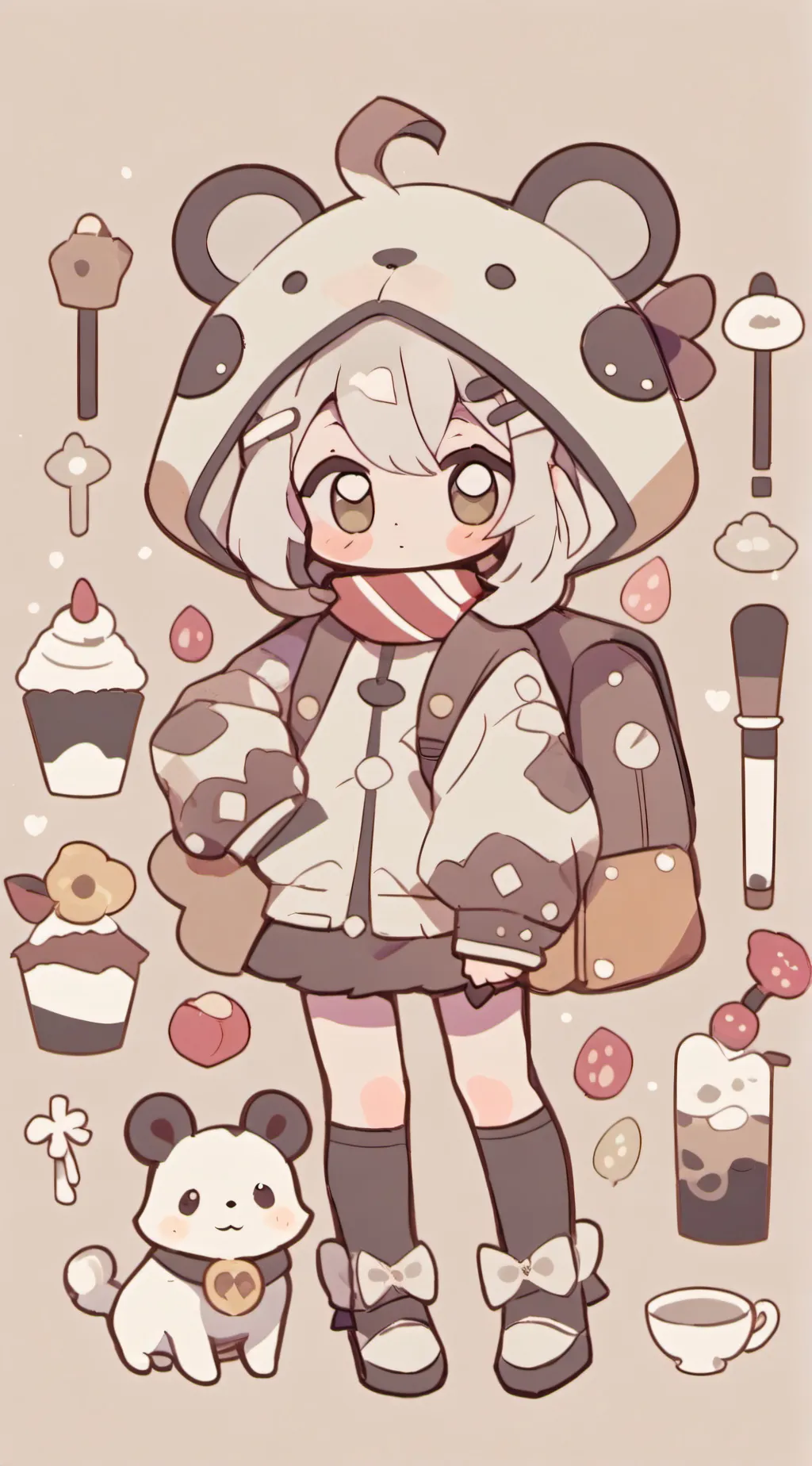 ai character: N and Uzi background