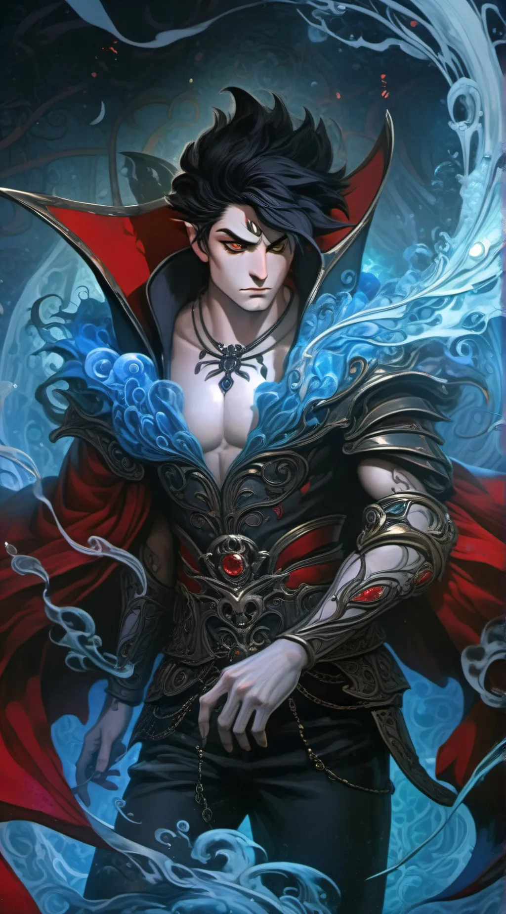 ai character: Derick  background