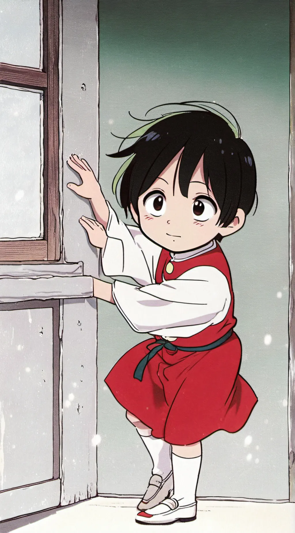 ai character: boy background