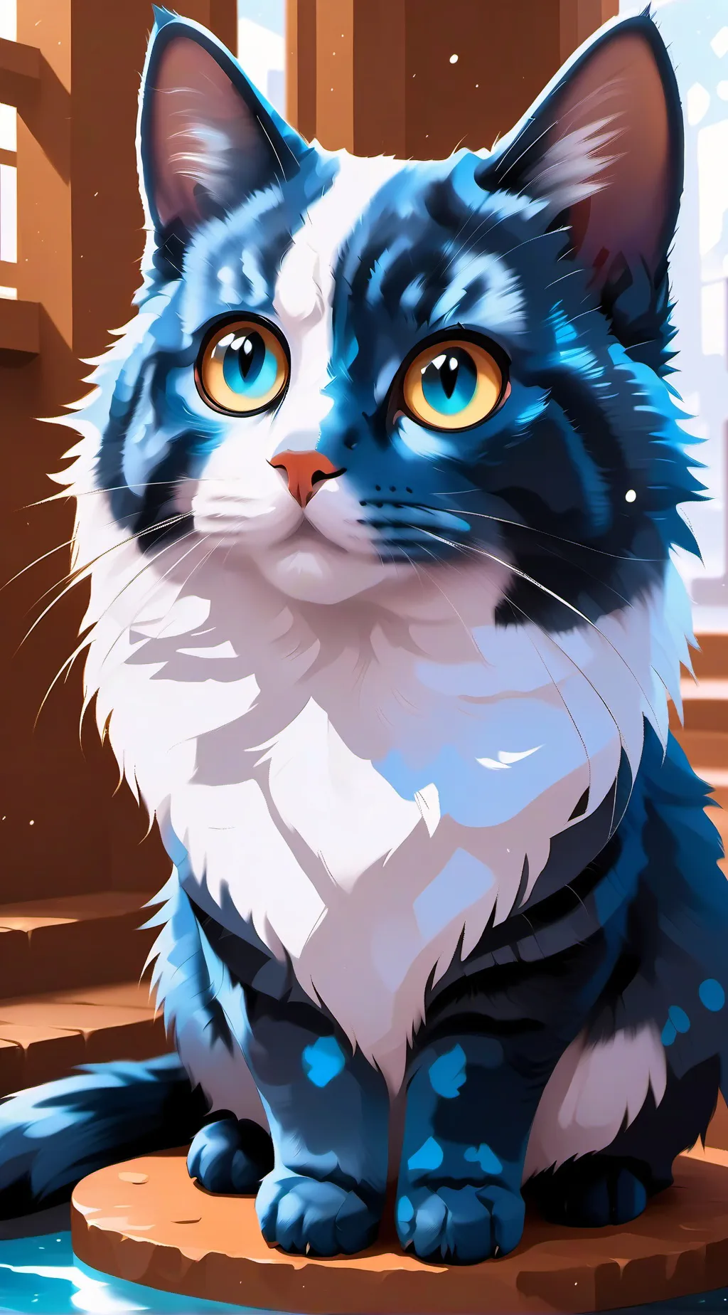 ai character: bluestar background