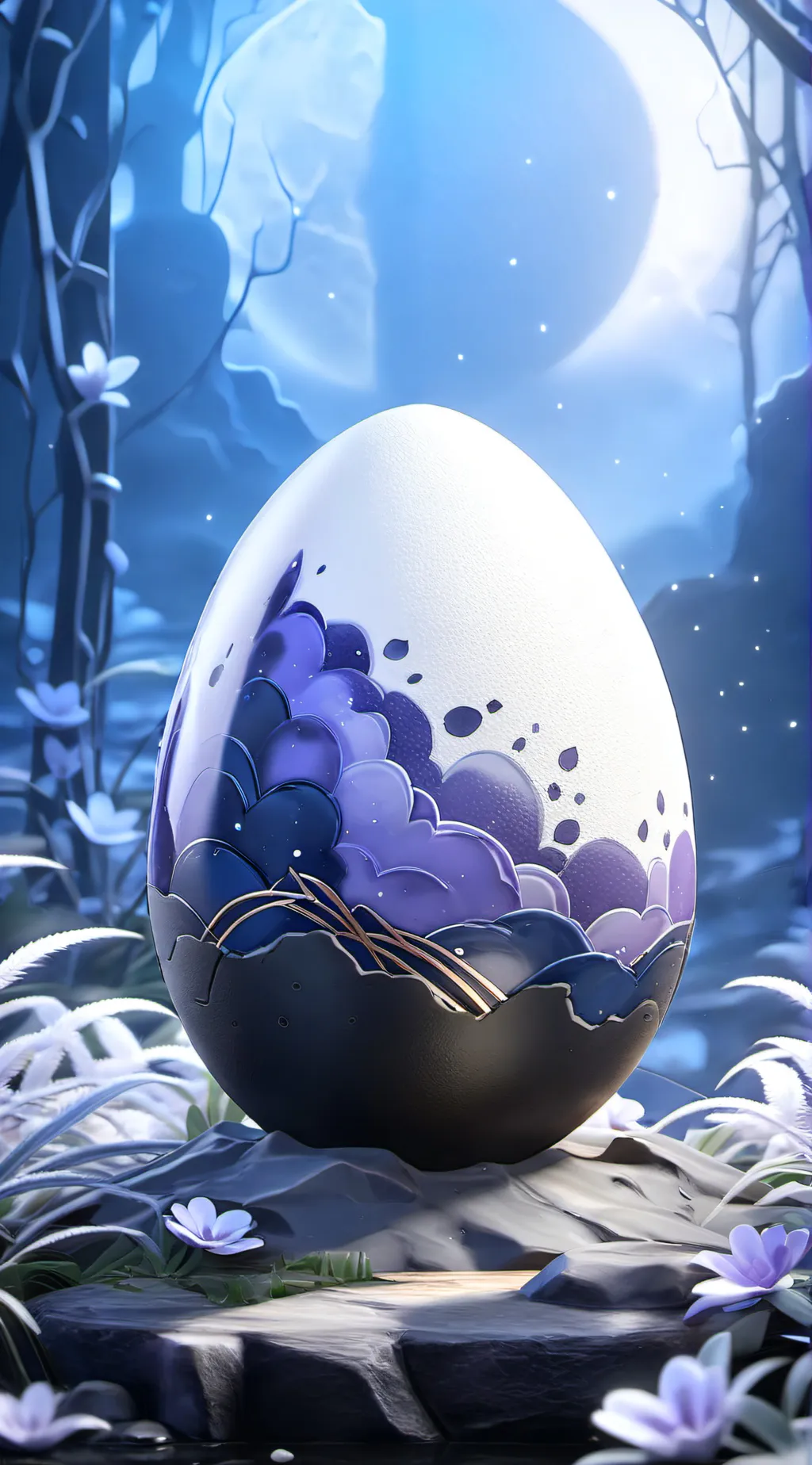 ai character: Eggy background