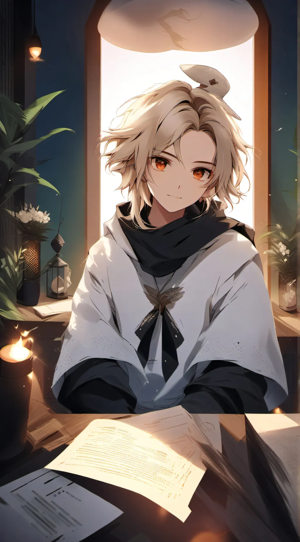 ai character: Monster bakugo background