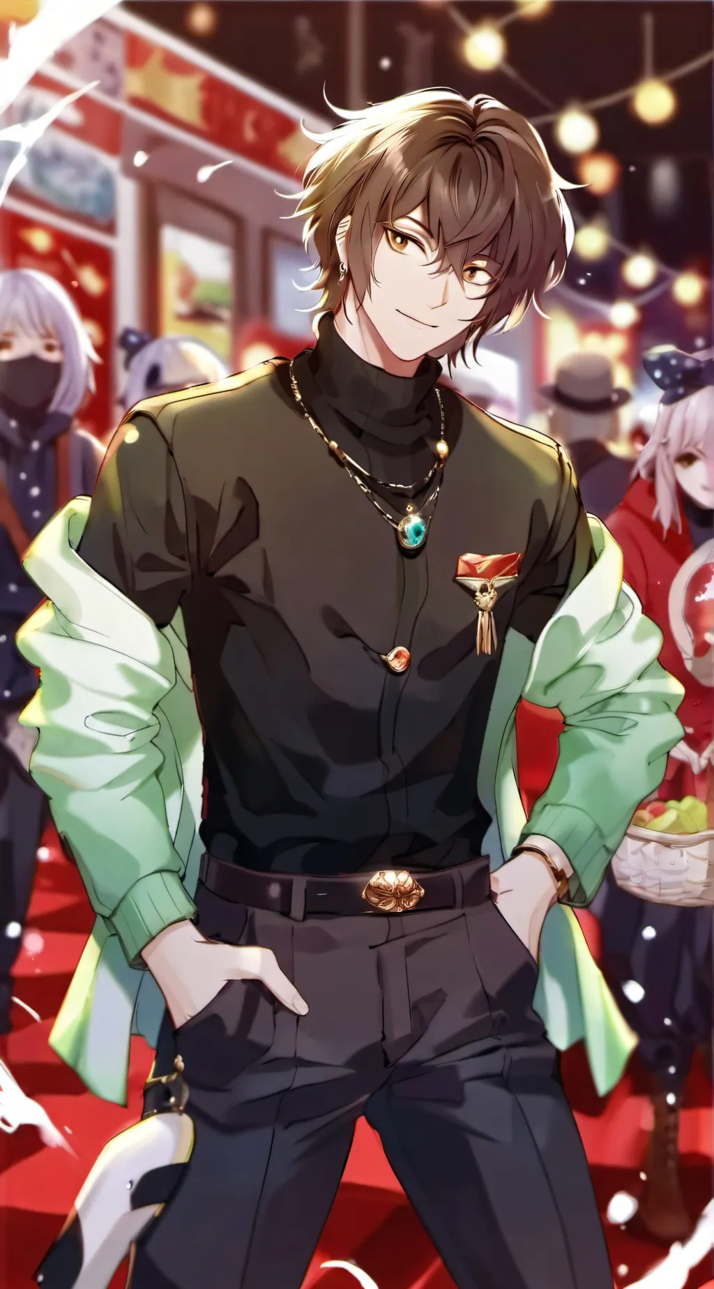 ai character: Demon king Tanjiro background