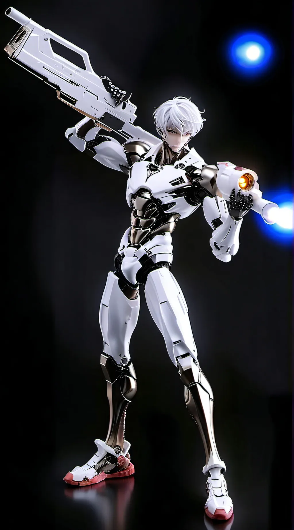 ai character: Robot  cyborg  background